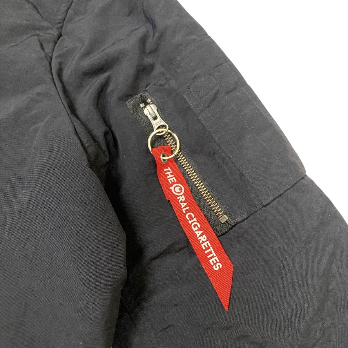 Japanese Brand THE ORAL CIGARETTES MA-1 Jacket Black Japan Rock Banc Size US L / EU 52-54 / 3 - 7 Thumbnail