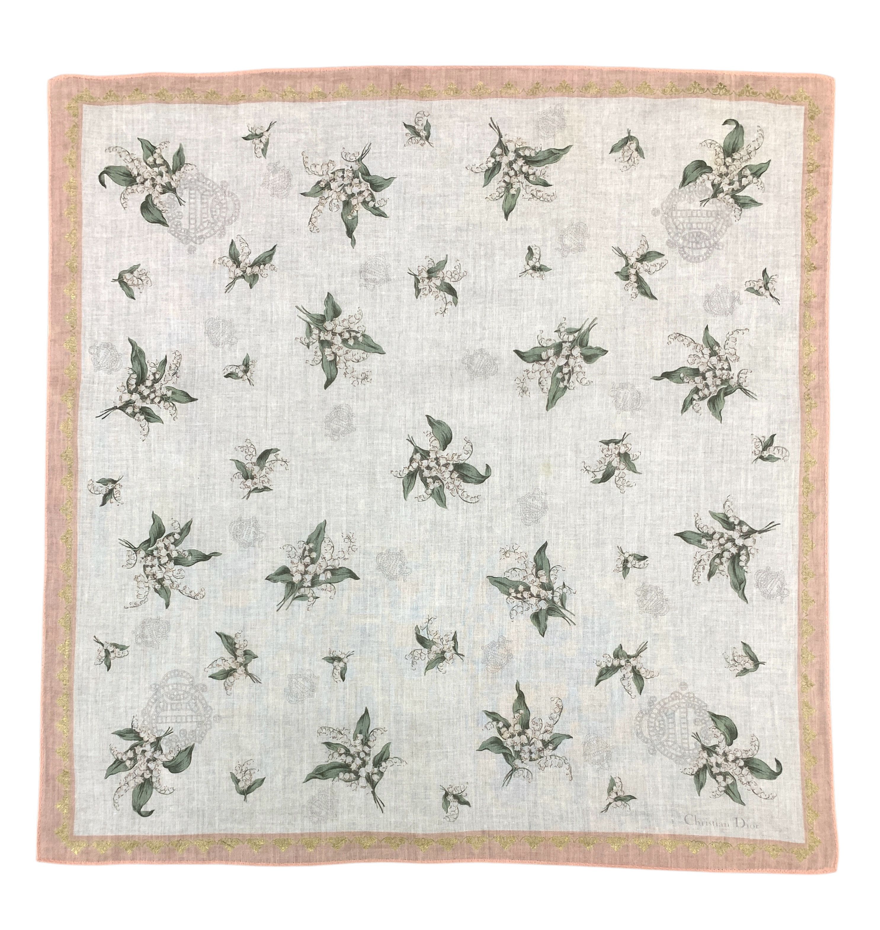Christian Dior Monsieur × Vintage Vintage Christian Dior Neckerchief/ Handkerchief - HKA947 Size ONE SIZE - 2 Thumbnail