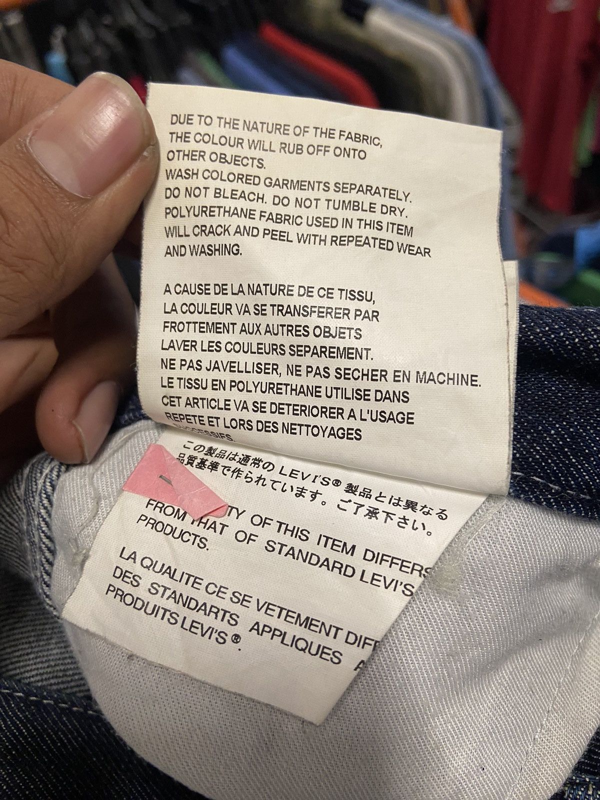 Comme des Garcons Levis x Junya Watanabe Comme des Garcons double pocket pants Size US 33 - 9 Thumbnail