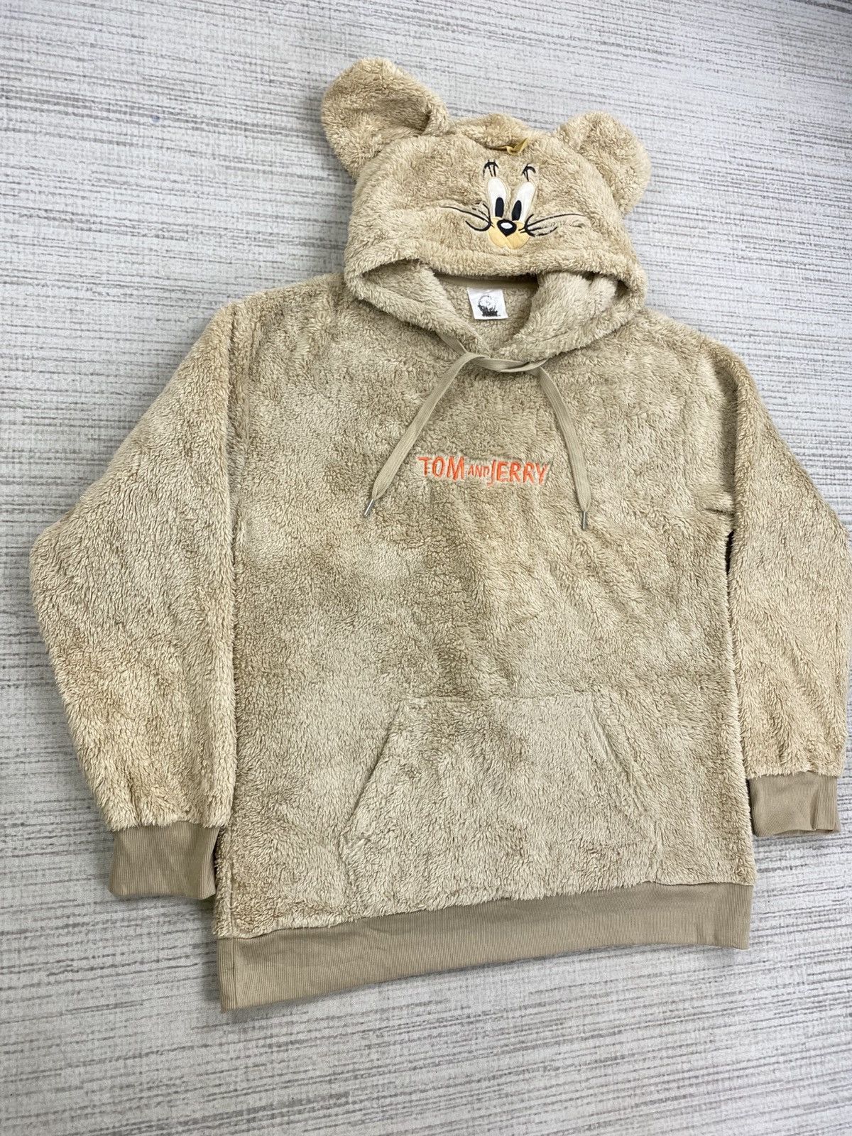 Cartoon Network × Vintage 🔥Vintage Tom And Jerry Fleece Hoodie With Ear Size US M / EU 48-50 / 2 - 3 Thumbnail
