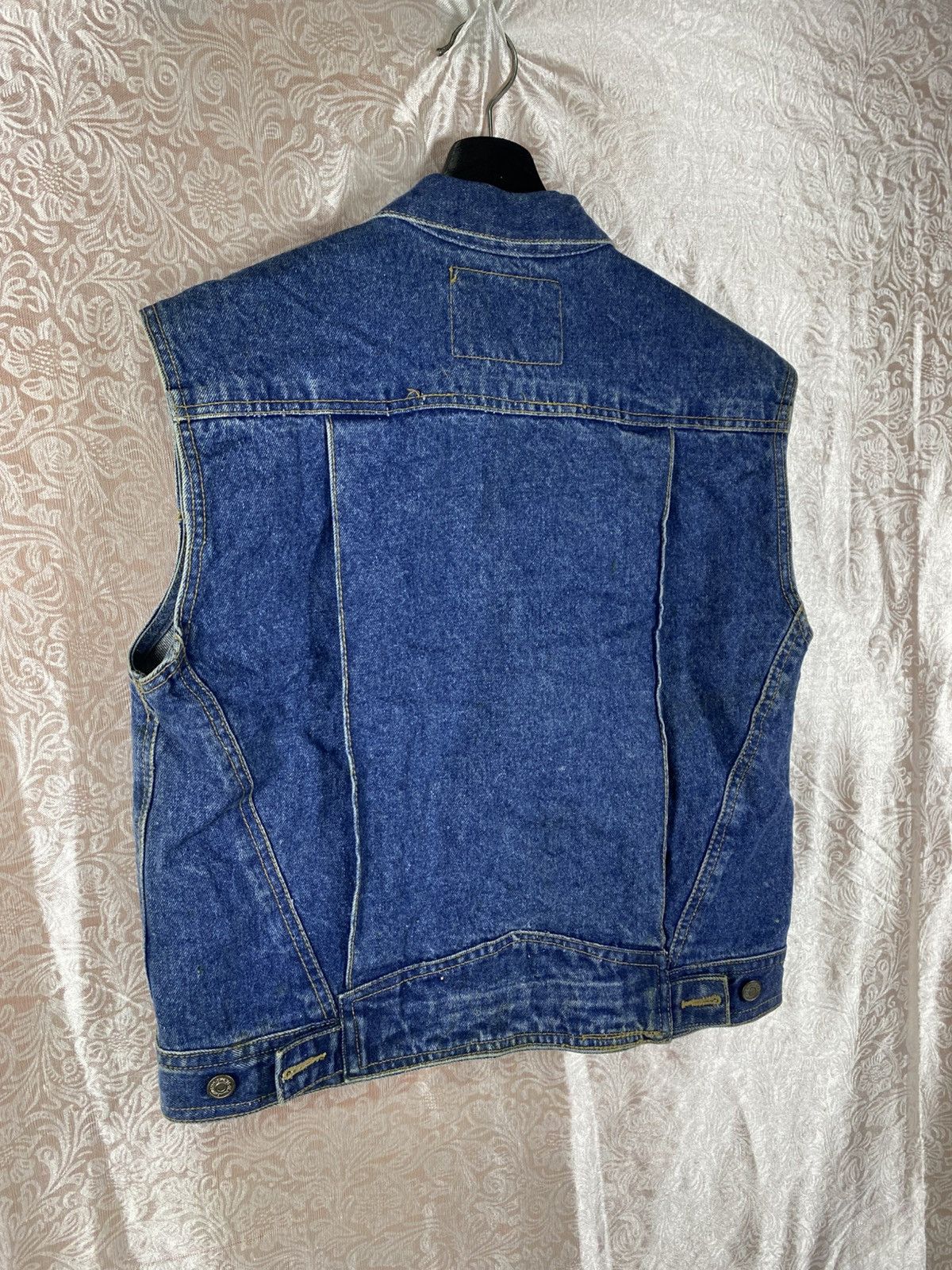 Japanese Brand Vintage Houston Denim Vest Workwear Trucker SleevelessJacket Size US M / EU 48-50 / 2 - 14 Thumbnail