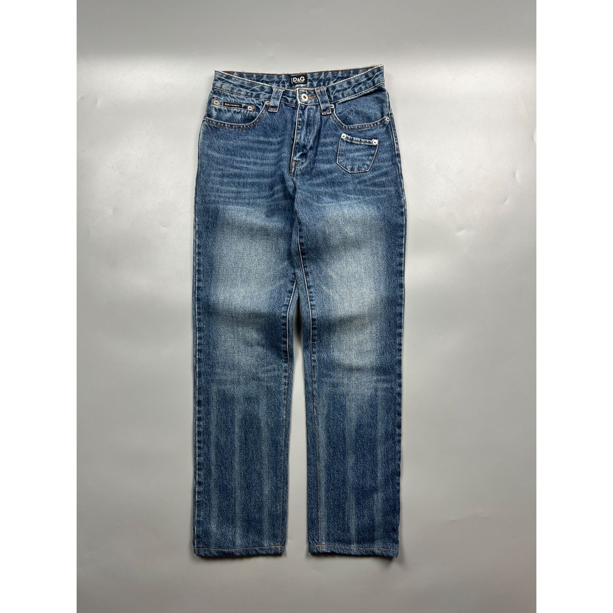 Dolce & Gabbana Dolce & Gabbana 6-Pocket Design Denim Jeans Pants (Y0840) Size 27" / US 4 / IT 40 - 1 Thumbnail