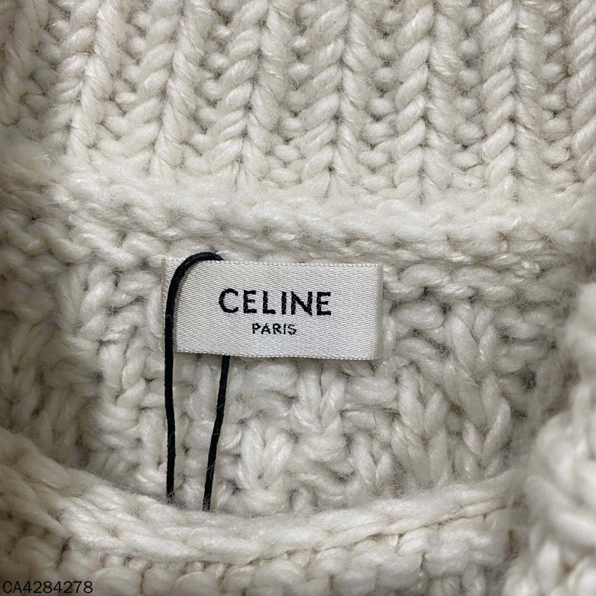 Celine Celine 24ss Triomphe Logo Knit Sweater M Size M / US 6-8 / IT 42-44 - 4 Thumbnail