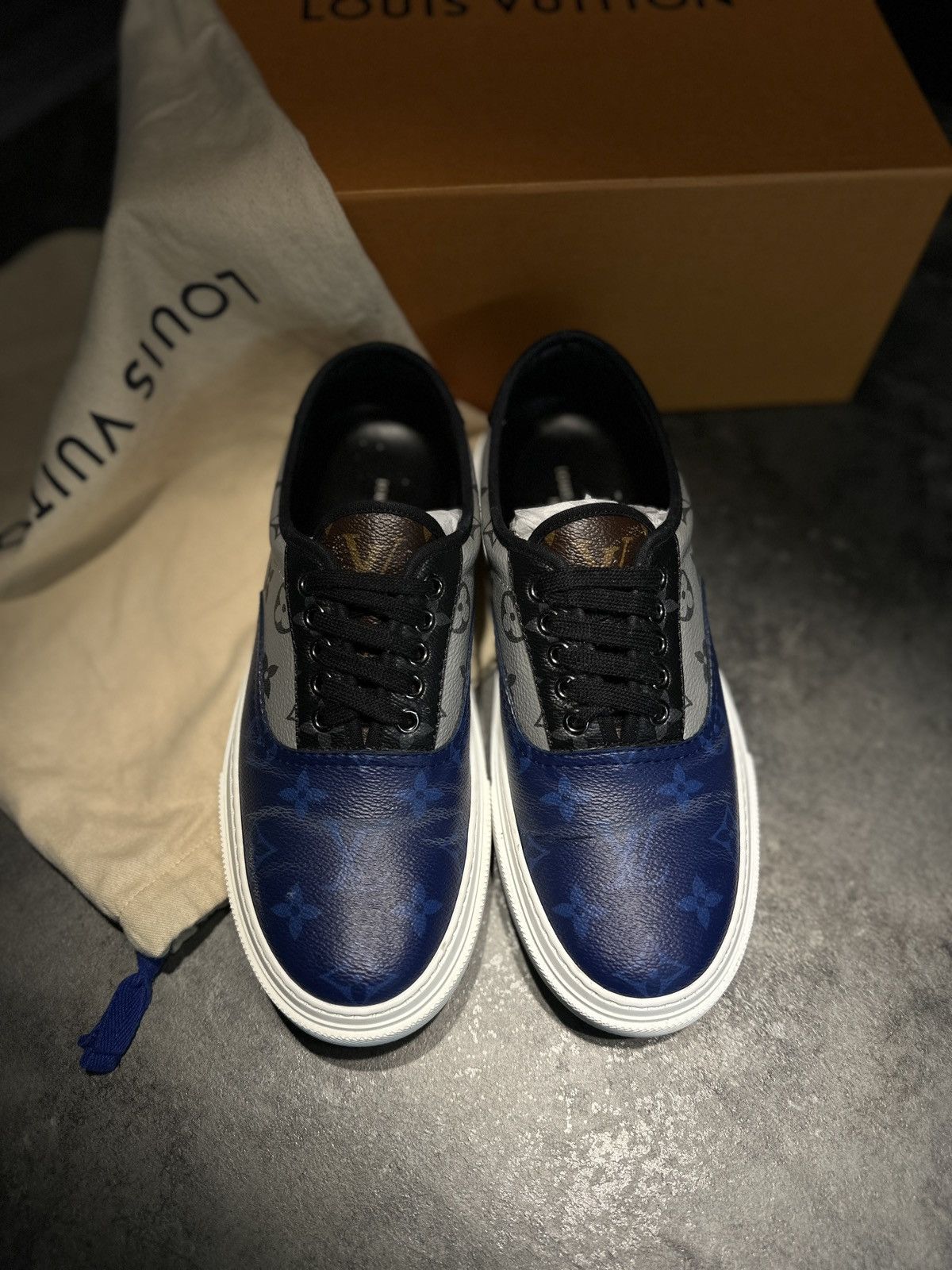 Louis Vuitton Louis Vuitton Monogram Mens Trocadero Sneakers Size US 8.5 / EU 41-42 - 3 Thumbnail
