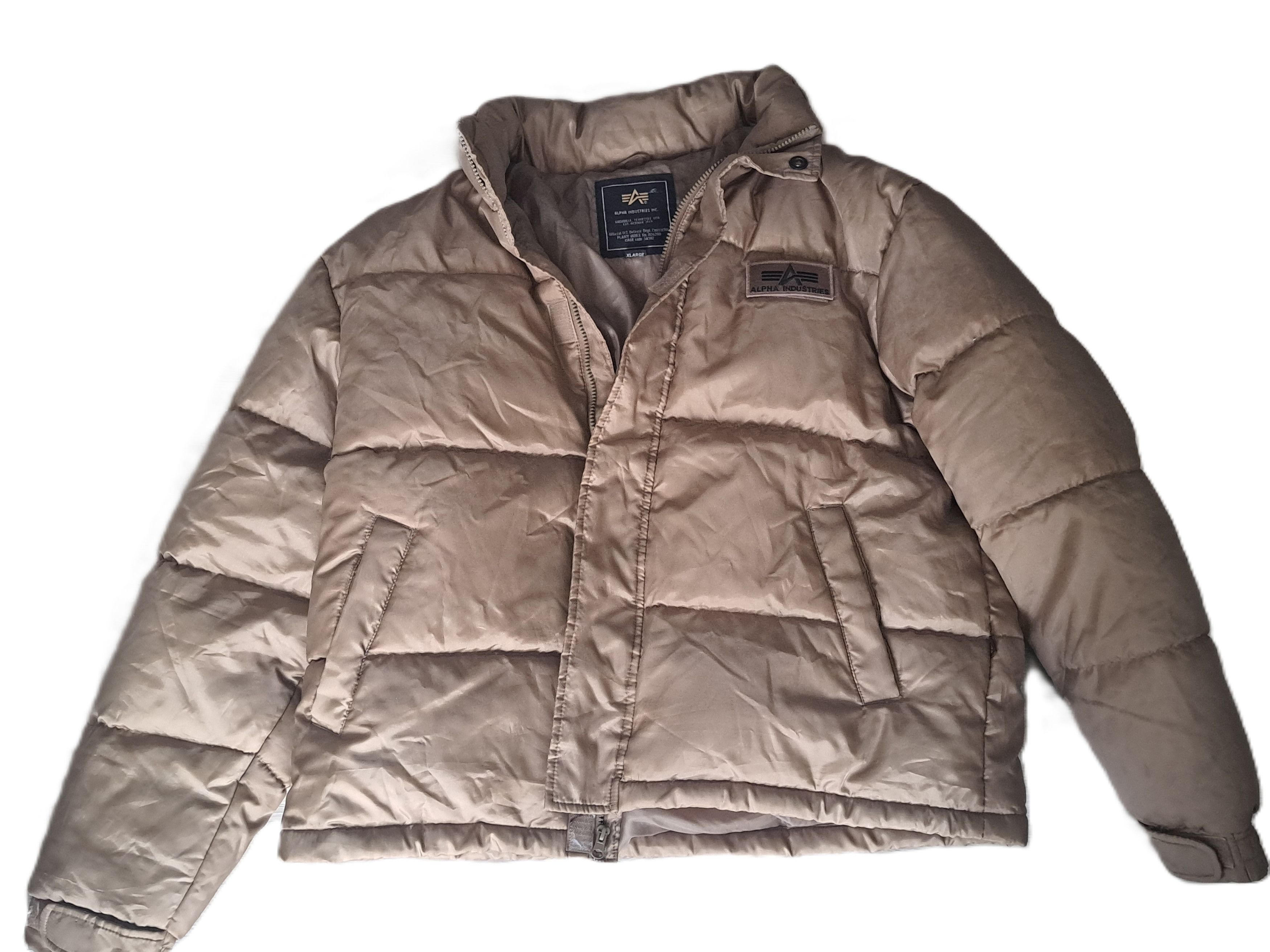 Alpha Industries Vintage Alpha Industries Pufferjacket Size US XL / EU 56 / 4 - 1 Thumbnail