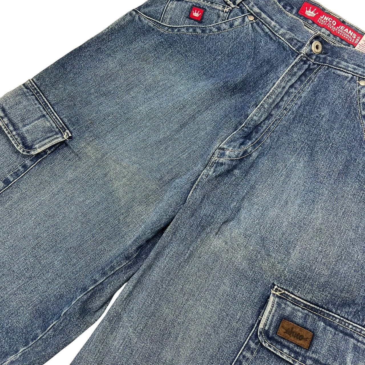 JNCO Vintage Jnco Dragon Baggy Denim Cargo Shorts Jorts Waist 32 Size US 32 / EU 48 - 7 Thumbnail