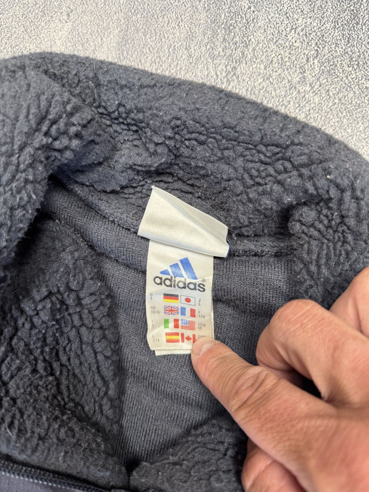 Adidas Adidas Vintage Fleece Jacket 1/4 zip Size S Size US S / EU 44-46 / 1 - 5 Thumbnail