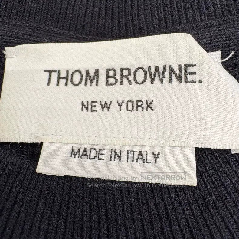 Thom Browne Thom Browne Waffle Stripe Sweatshirt Size XS / US 0-2 / IT 36-38 - 7 Thumbnail