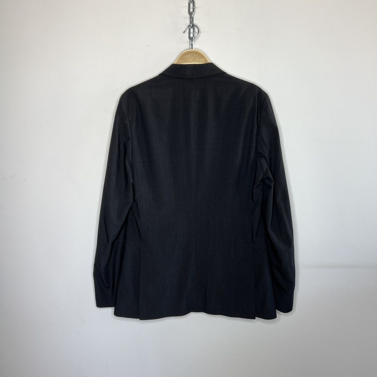 Prada Prada Black Wool Silk 2 Buttons Classic Blazer Light Jacket Size US M / EU 48-50 / 2 - 12 Thumbnail