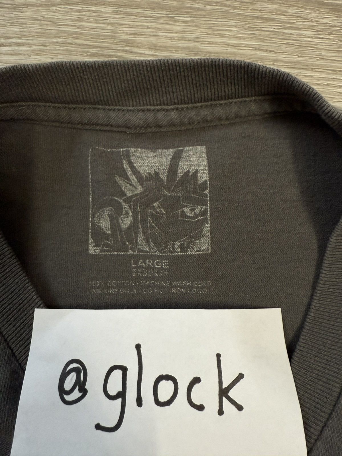 Japanese Brand Yu-Gi-Oh Drought Dark Magician Grey Tee Size Large Size US L / EU 52-54 / 3 - 8 Thumbnail