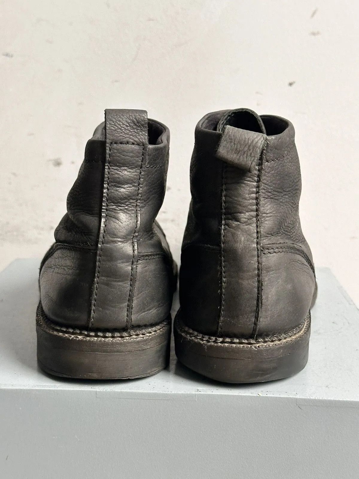 Vintage Leather vintage low-top boots lace-up MoMA classic style Size US 12 / EU 45 - 9 Thumbnail
