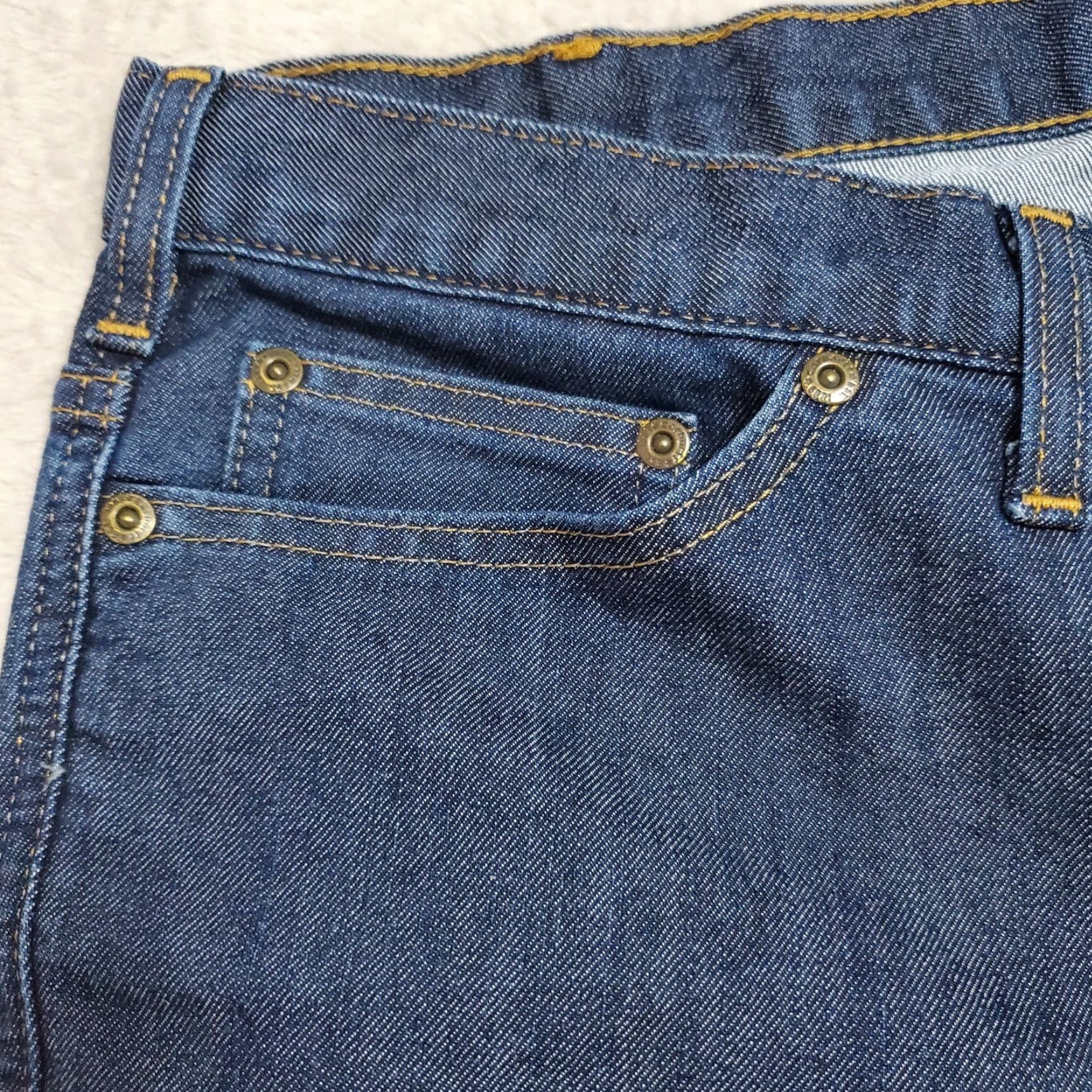 Carhartt Carhartt Jeans Womens 10 Tall Denim Blue Relaxed Straight Leg Mid Rise Workwear Jeans Size 32" / US 10 / IT 46 - 6 Thumbnail