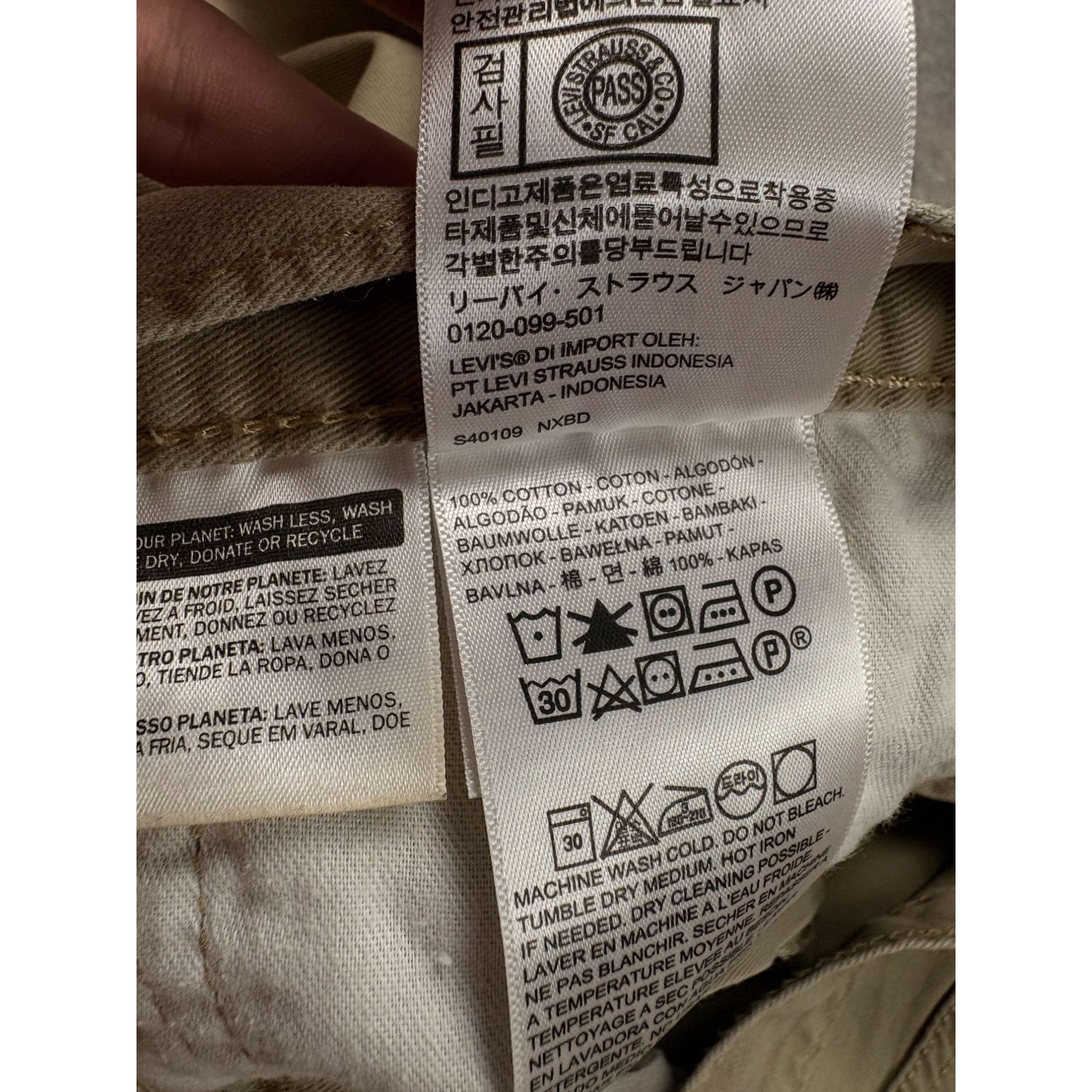 Levi's Levi's 505 Men's Khaki Chino Pants Jeans W36 L30 Beige Strai Size US 36 / EU 52 - 12 Thumbnail