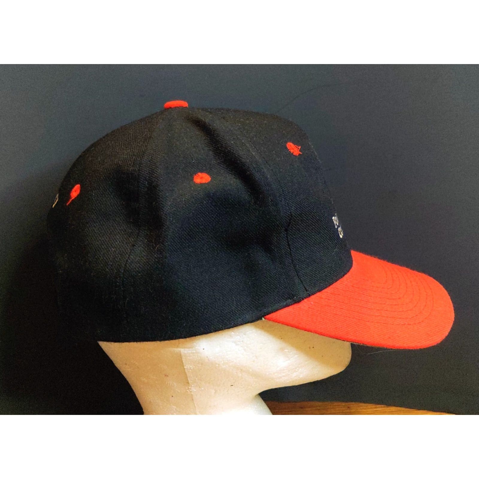 Vintage KC Trucker Cap Hat Black Red Snapback Deer Embroidery Funny Vintage Adjustable Unisex Adults 90s Hunting Animals Cap Mens Women Size ONE SIZE - 6 Thumbnail