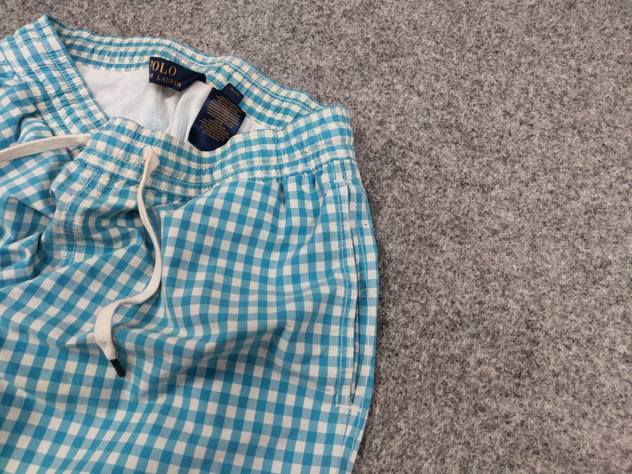Polo Ralph Lauren Vintage Polo Ralph Lauren Blue checkered Cotton Blend Shorts Size US 32 / EU 48 - 5 Thumbnail