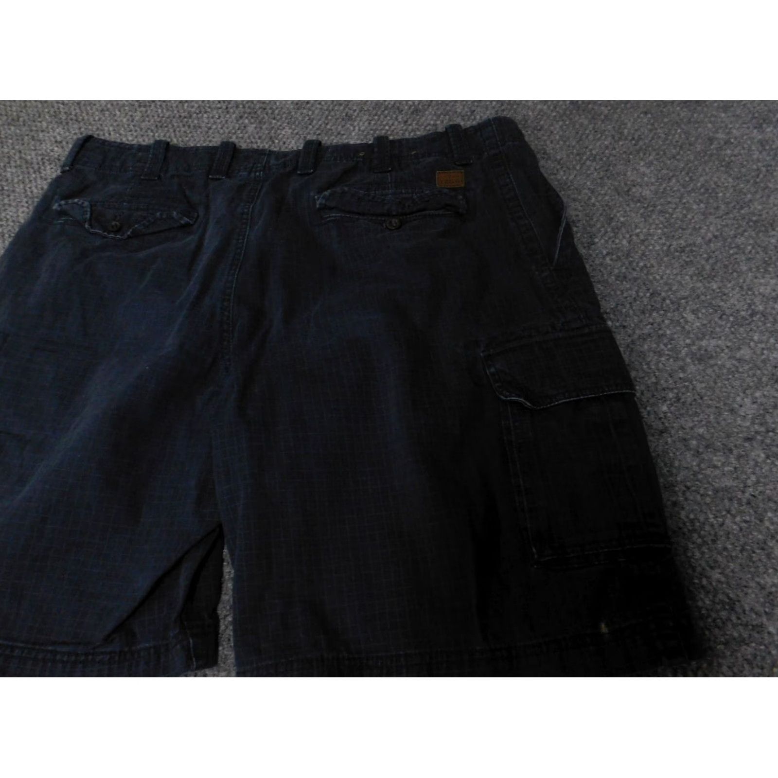 Izod IZOD Mens Cargo Shorts 40 Blue Flat Front Zip Cargo Casual Cotton KnIT Logo Breathable Regular Men’s 40 Size US 40 / EU 56 - 7 Thumbnail
