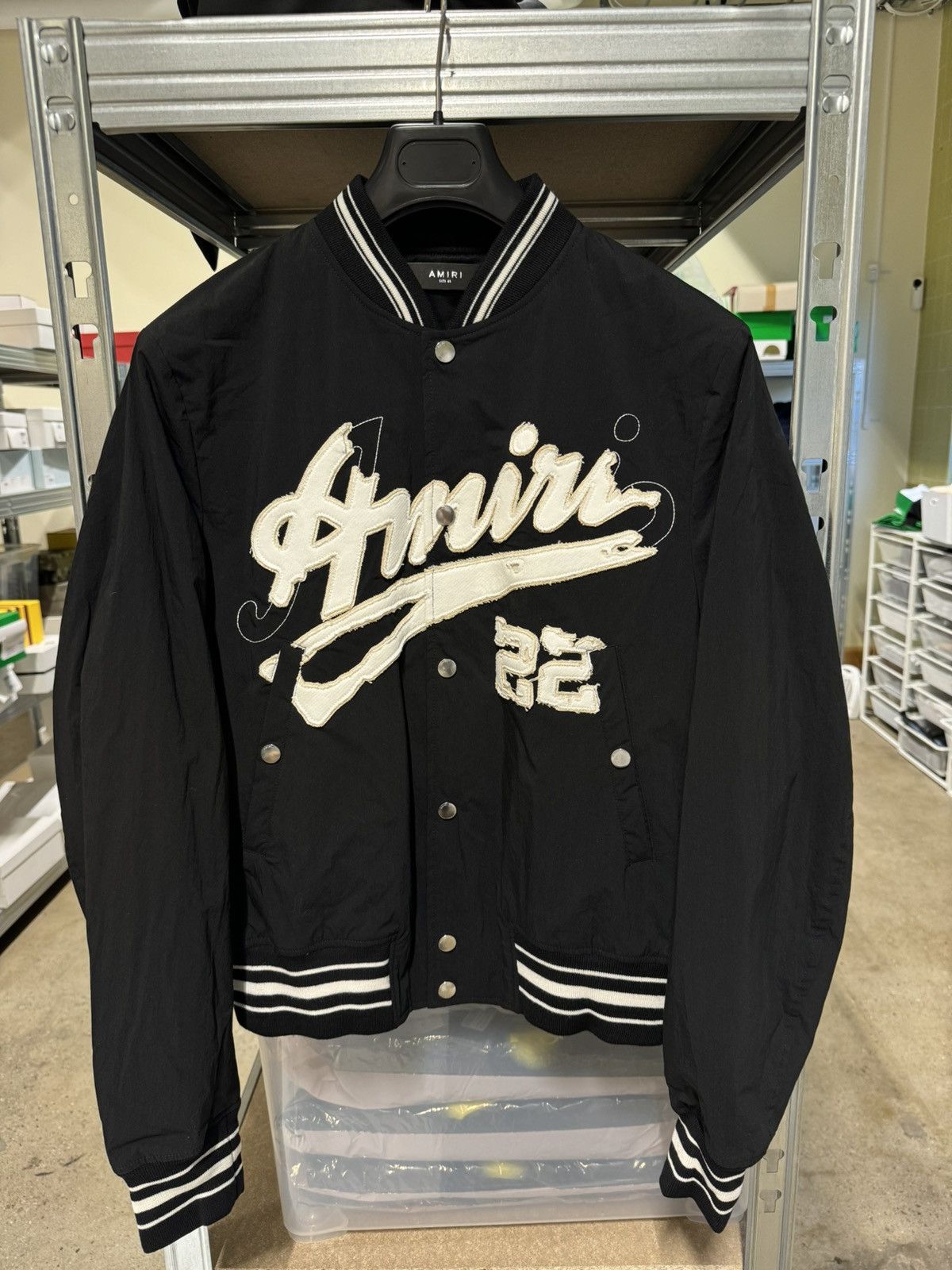 Amiri Logo Varsity Jacket NEW 1600$