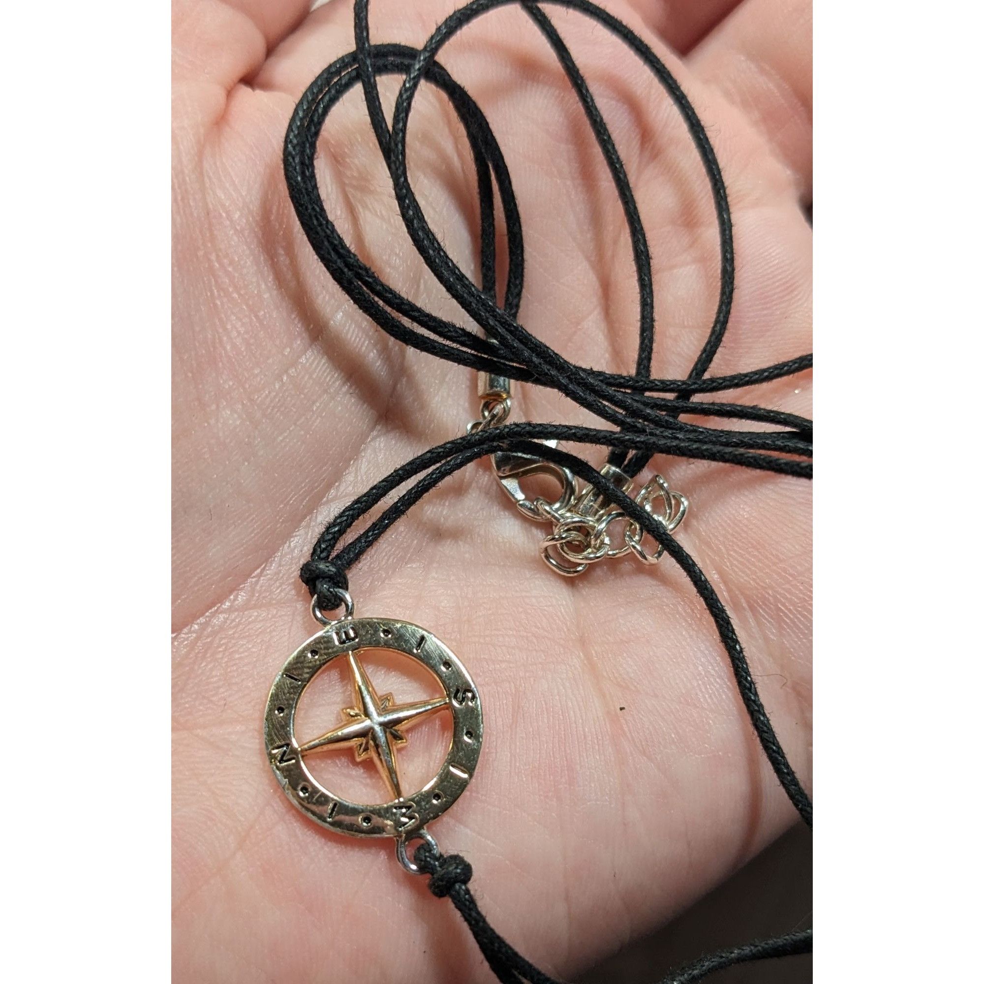 Other Adventurous Outdoor Themed Compass Pendant Necklace Size ONE SIZE - 7 Thumbnail