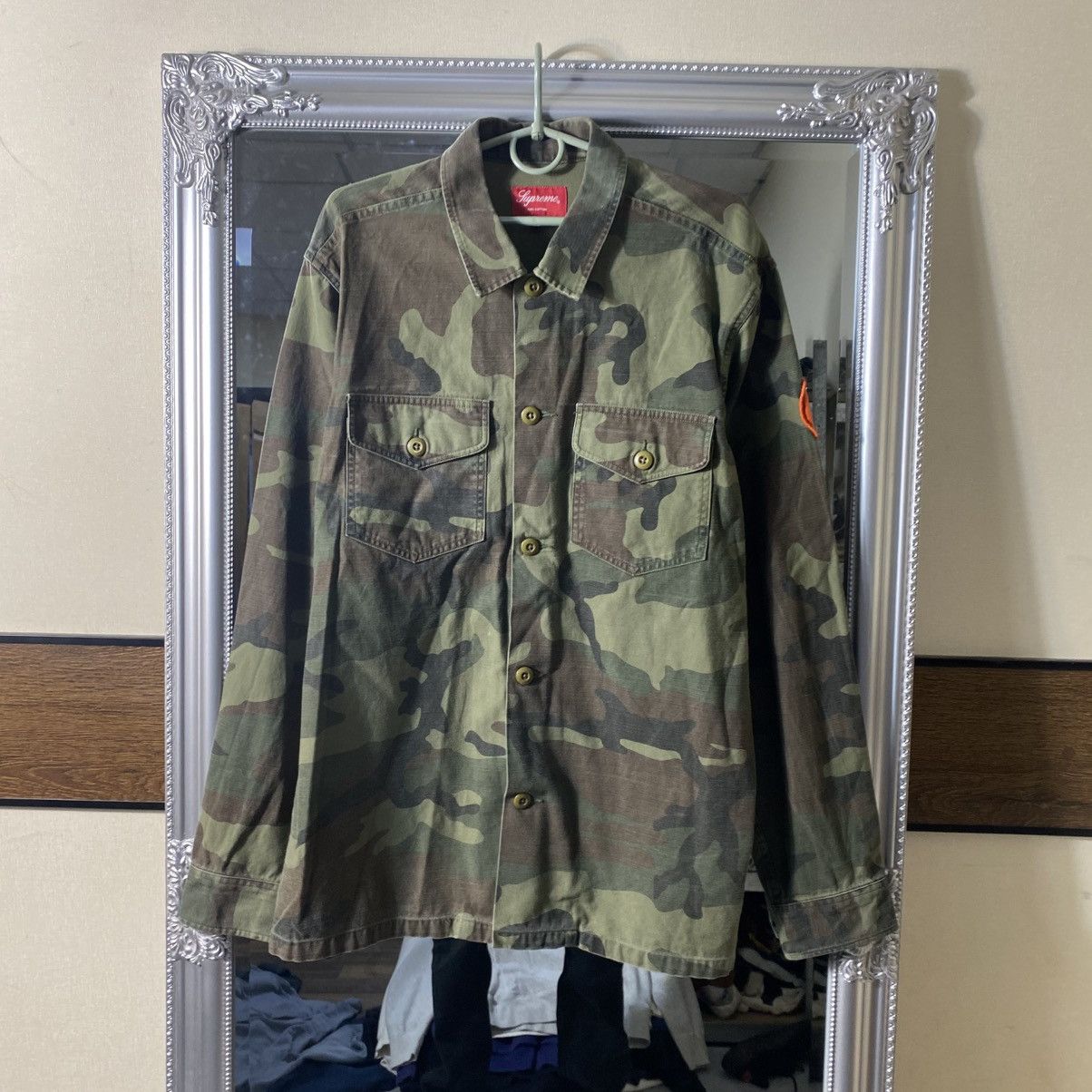 Supreme Supreme Camo Shirt Army Size US L / EU 52-54 / 3 - 1 Thumbnail