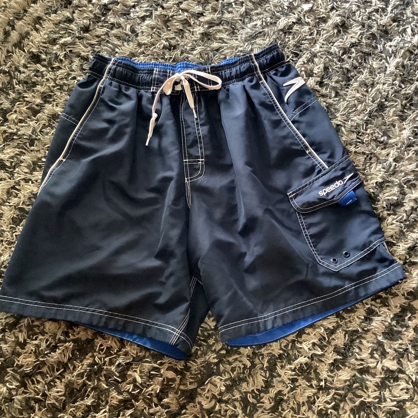 Speedo Speedo Men's Swim Shorts Bottoms L Blue Size US 33 - 2 Thumbnail