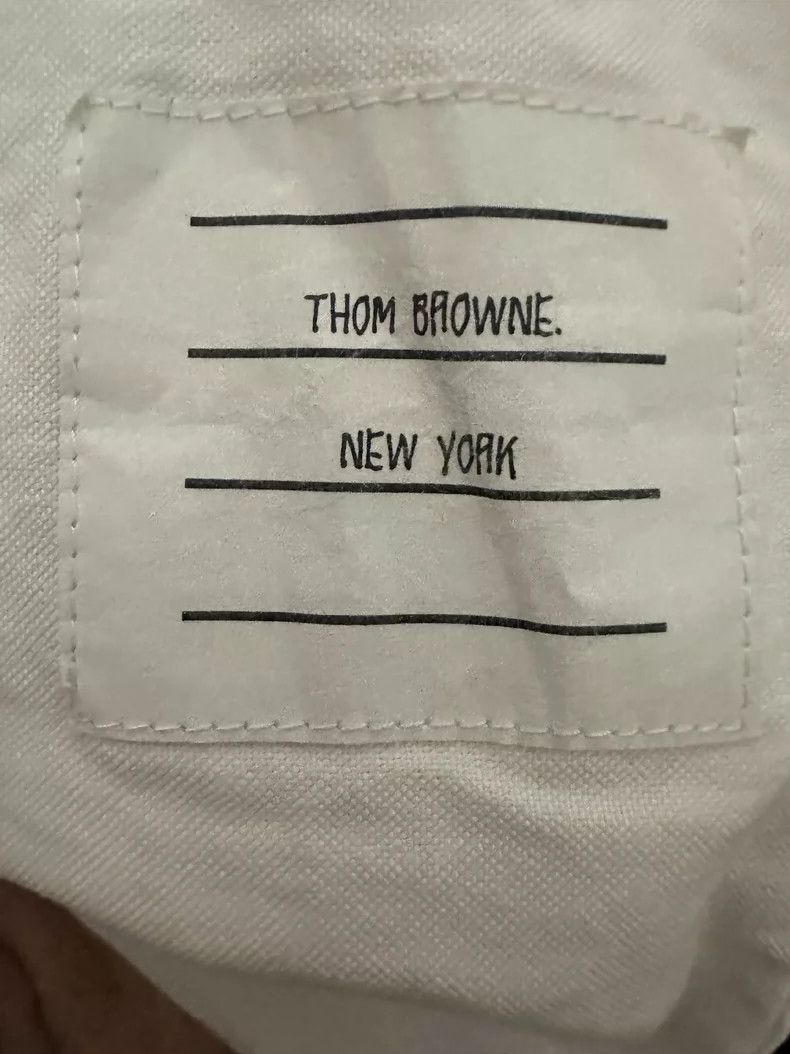 Thom Browne Thom Browne White shirt Size M / US 6-8 / IT 42-44 - 3 Thumbnail