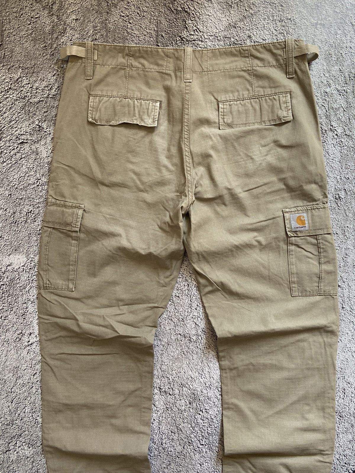 Carhartt × Vintage Vintage Carhartt Faded Distressed Cargo Pants Size US 29 - 4 Thumbnail