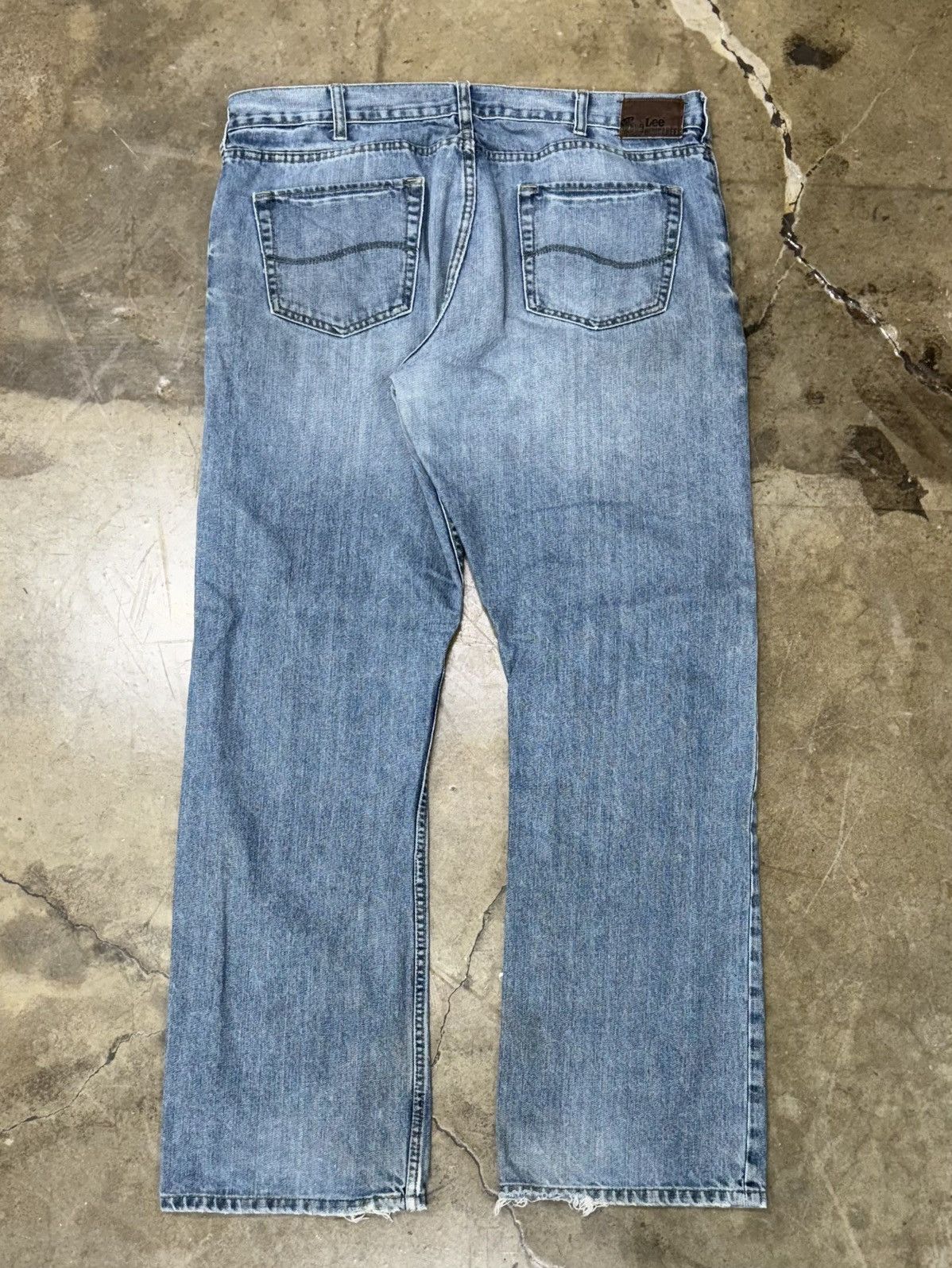 Lee Vintage Lee Dungaree Jeans Sz. 38x32 Size US 38 / EU 54 - 2 Thumbnail