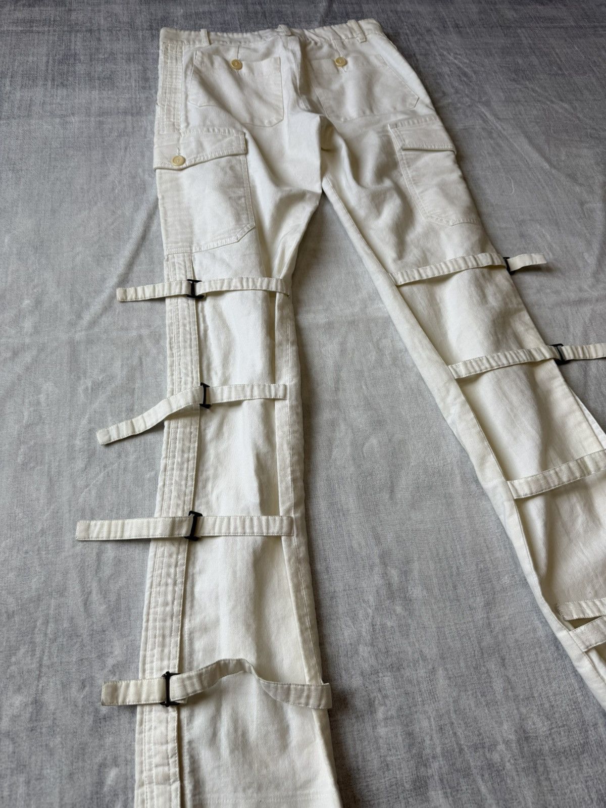 Ann Demeulemeester Ann Demeulmeester AW04 Bondage Strap Belted Cargo Pants Size 26" / US 2 / IT 38 - 3 Thumbnail