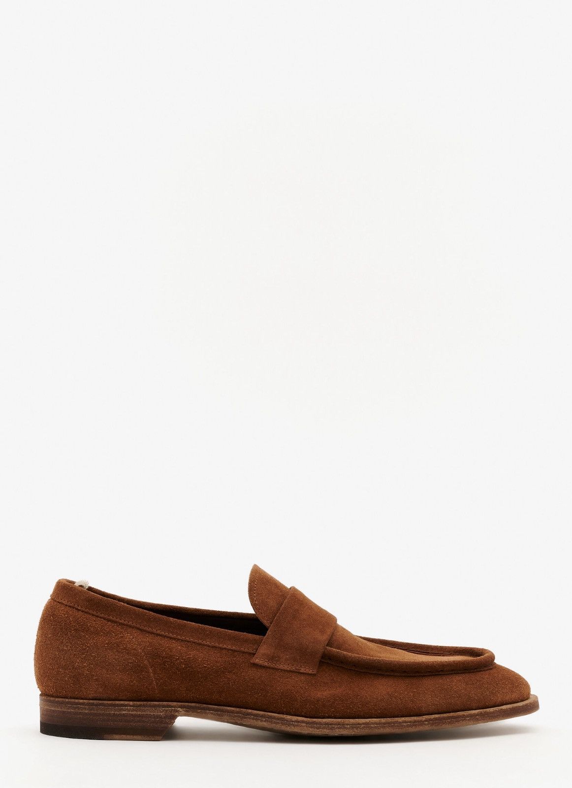 Last Size Officine Creative Brown Suede Leather Loafers
