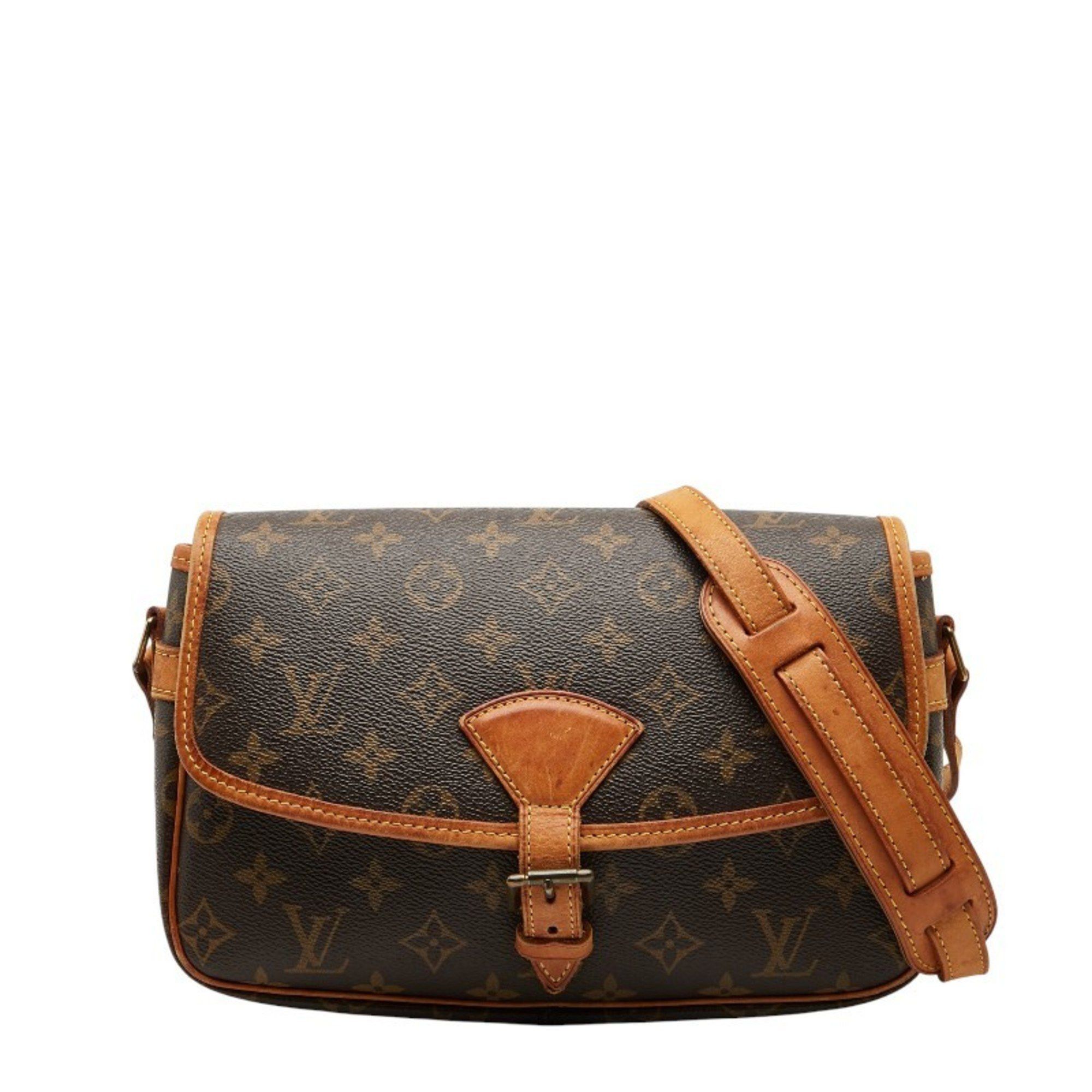 Louis Vuitton Monogram Sologne Crossbody Shoulder Bag M42250 Brown Leather Women's LOUIS VUITTON