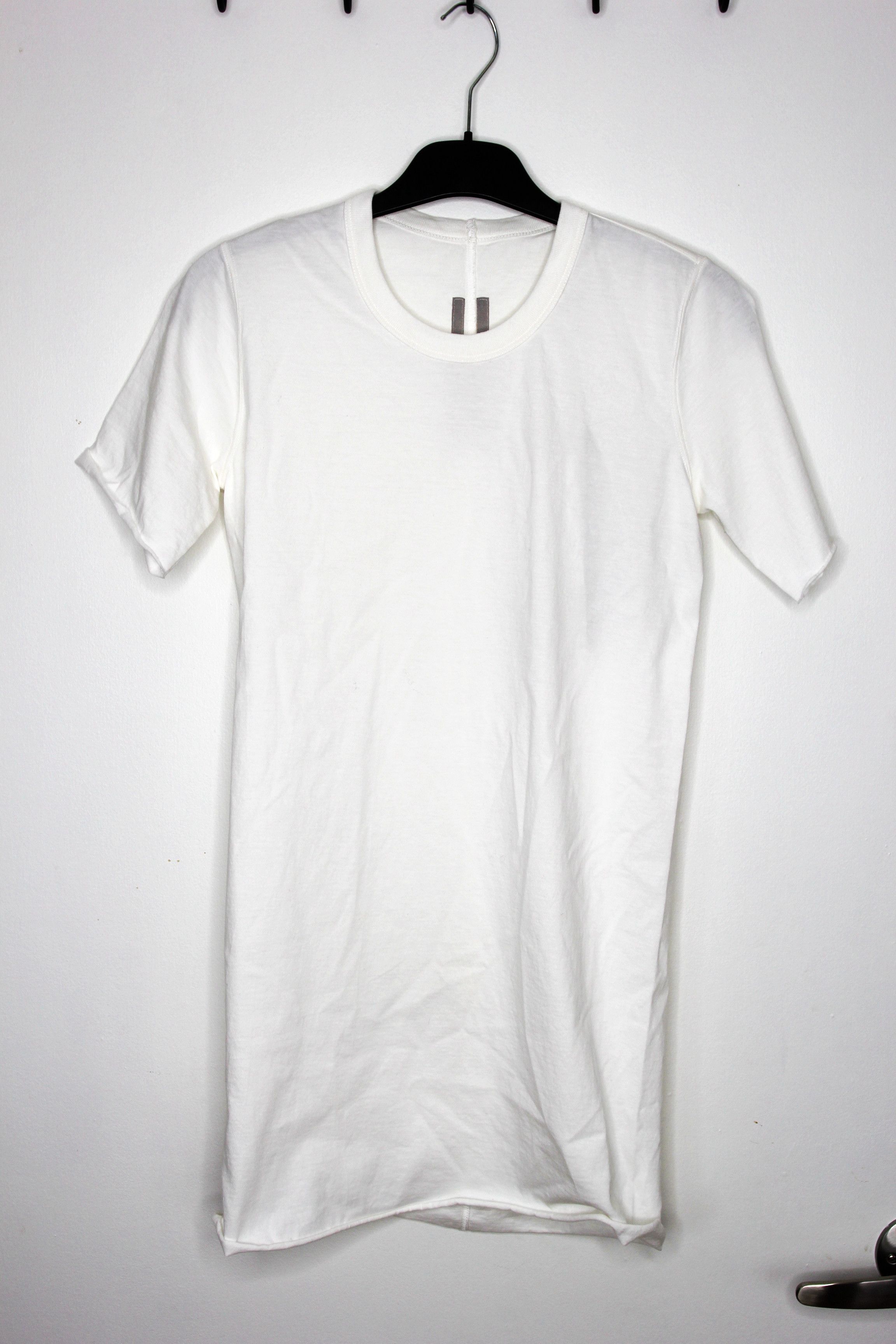 Rick Owens BNWT SS24 RICK OWENS "LIDO" BASIC SS TSHIRT MILK M Size US M / EU 48-50 / 2 - 2 Thumbnail