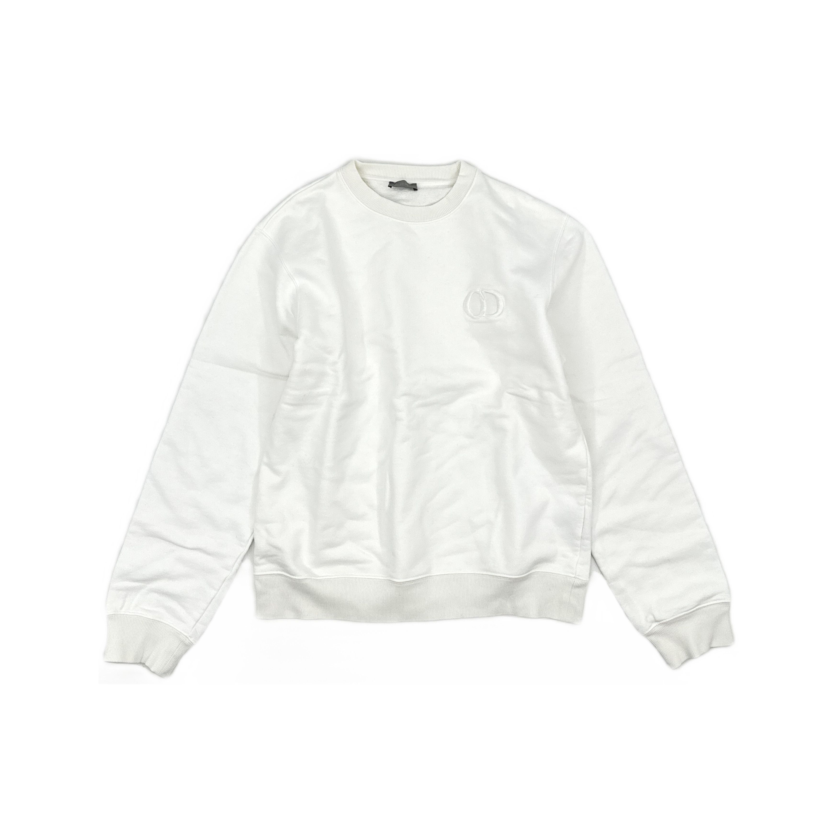 Dior Dior CD Logo Embroidered Sweatshirt Size L Size US L / EU 52-54 / 3 - 1 Thumbnail