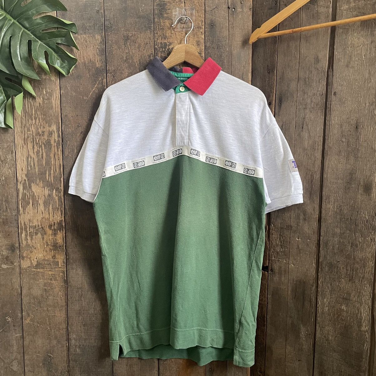 Vintage Vintage Elf lubricant Motorsport Polo Tee Size US M / EU 48-50 / 2 - 1 Thumbnail