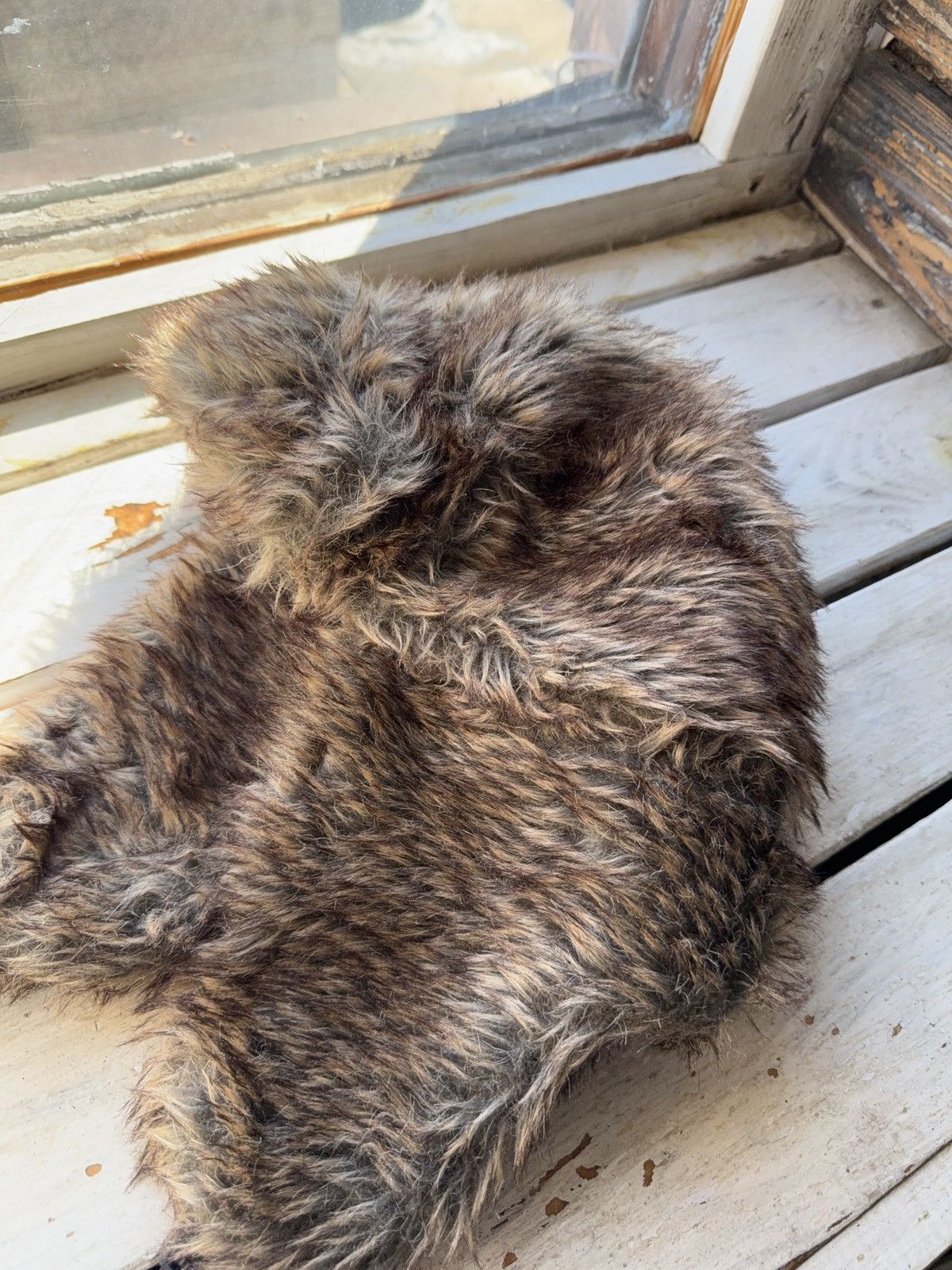 Japanese Brand Y2K Vintage Fuzzy Hat Mohair Opium Ushanka Trapper hat retro Size ONE SIZE - 3 Thumbnail