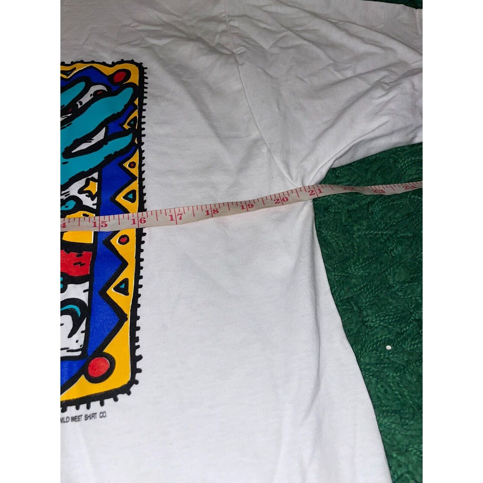 Jerzees Vintage Desert Shirt Western Cactus Sun Print White L Tee Size US L / EU 52-54 / 3 - 11 Thumbnail