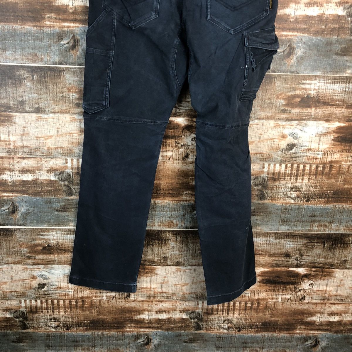 Japanese Brand DLL Gladiotor Dark Blue Cargo Multipocket Pants #C144 Size US 34 / EU 50 - 14 Thumbnail