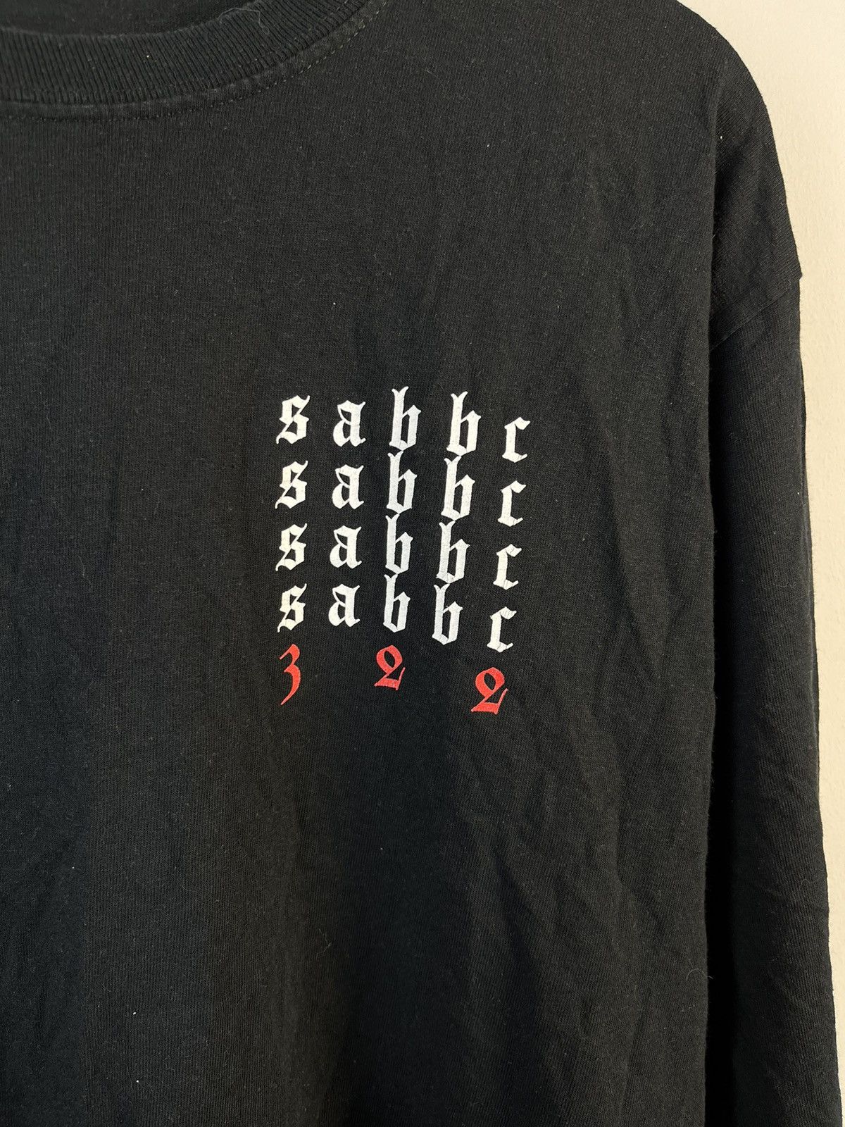 Vintage SABBC 322 Vintage Retro Y2K Cotton Long Sleeve Tee Shirt Size US L / EU 52-54 / 3 - 5 Thumbnail