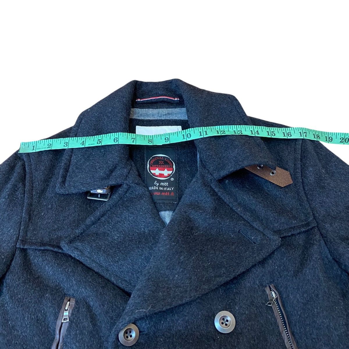 Beams Japan Beams Lights Italian Mtt Wool Blend Peacoat Size 44 (Fit M) Size US S / EU 44-46 / 1 - 18 Thumbnail