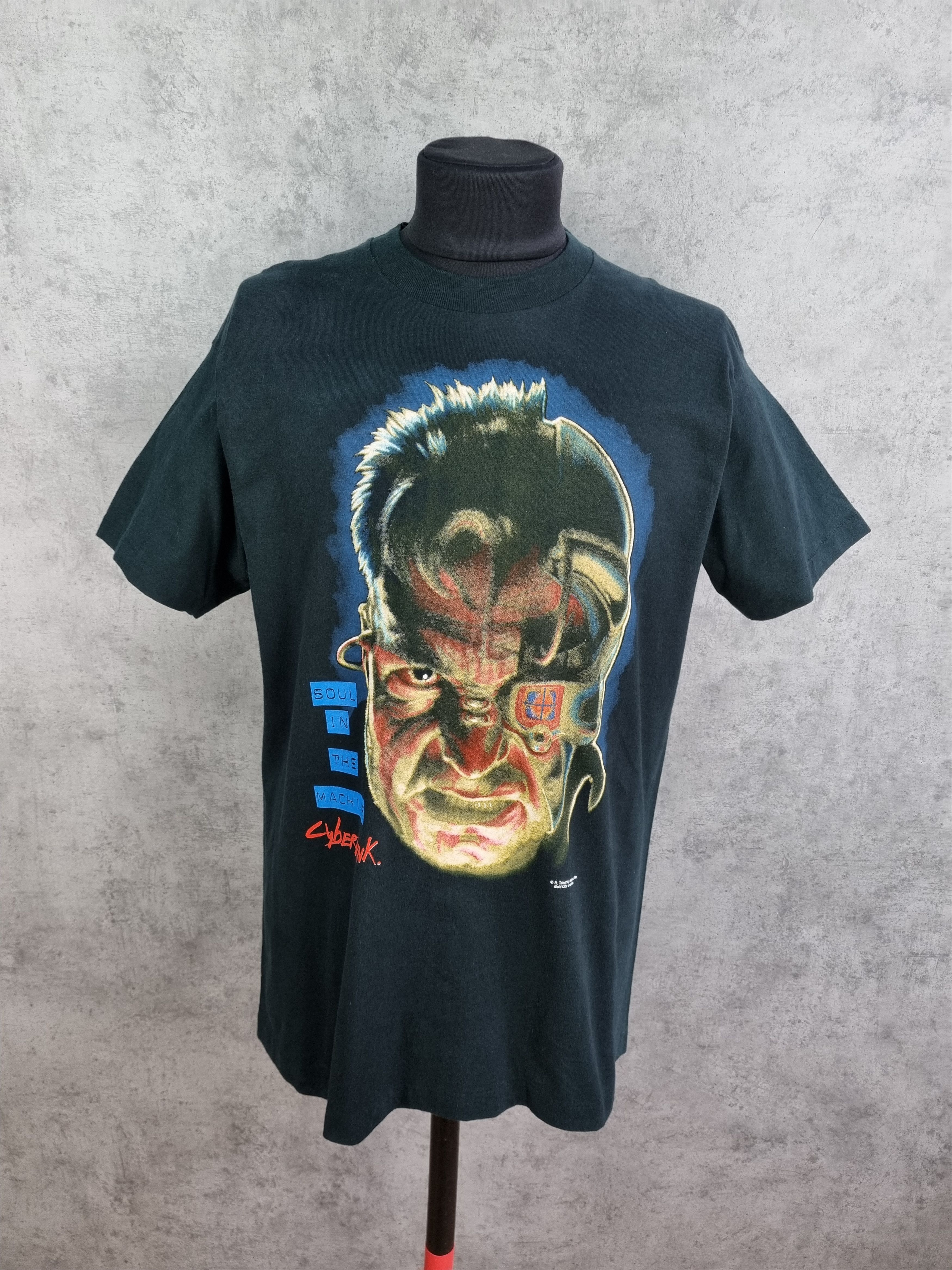 Vintage Single Stitch Cyber Punk Talsorian Games Big Print Tee Size US XL / EU 56 / 4 - 5 Thumbnail