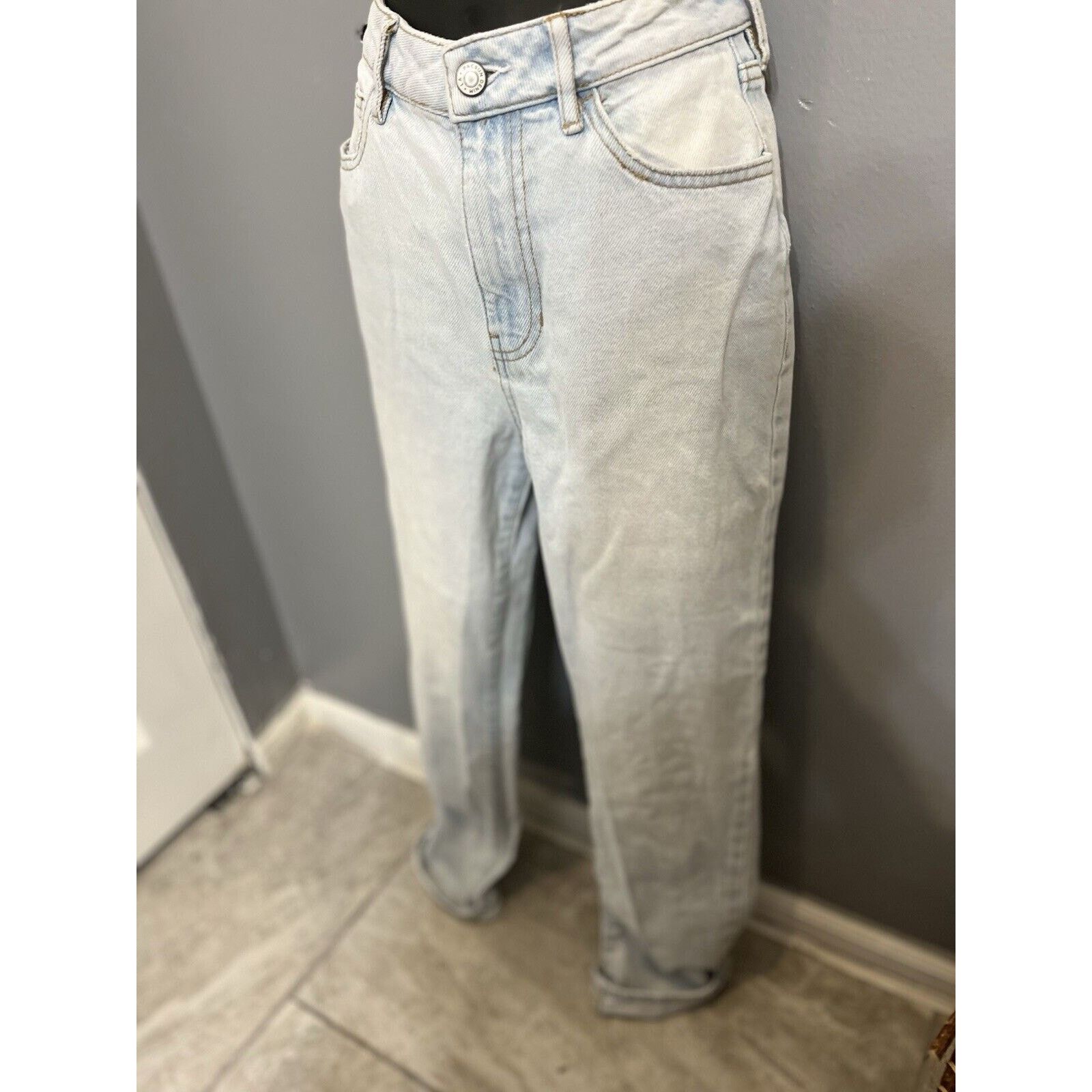 Pacsun Pac Sun Women Jeans 0 Light Stretch Distressed High Rise Size 25" / US 0 / IT 36 - 3 Thumbnail
