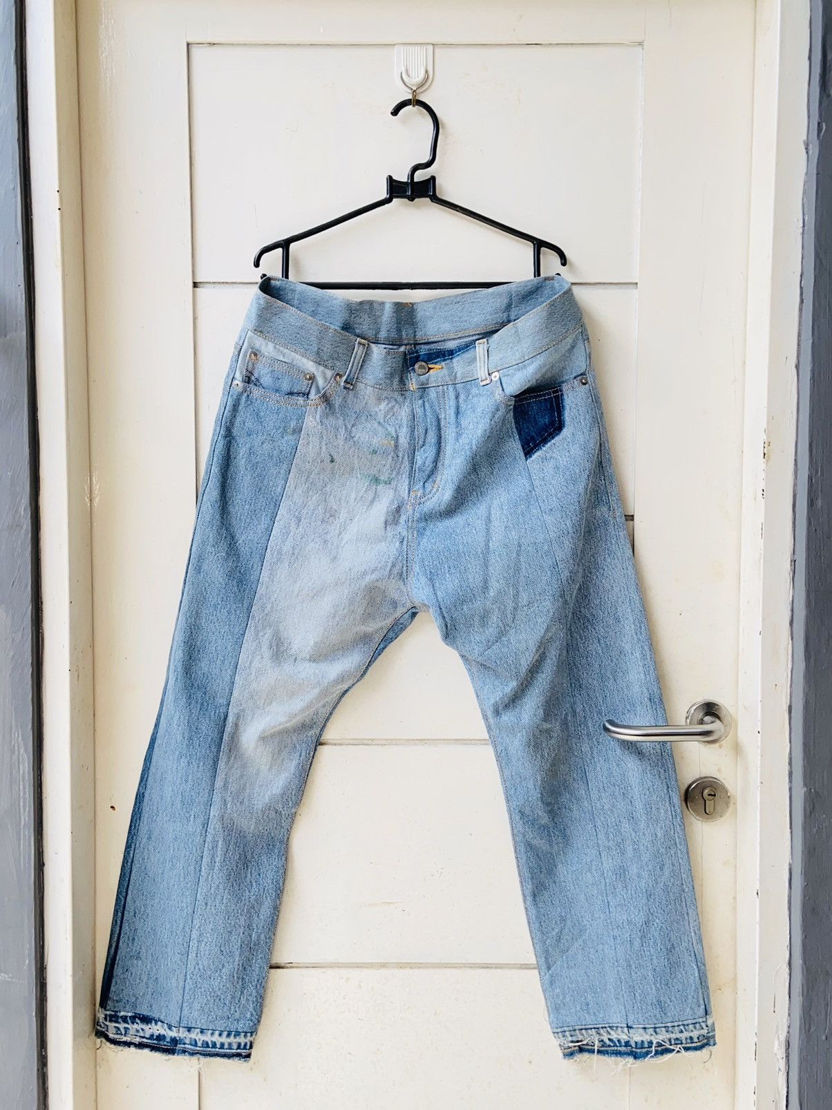 Issey Miyake NOVE Panel Denim Jeans Size US 35 - 1 Thumbnail