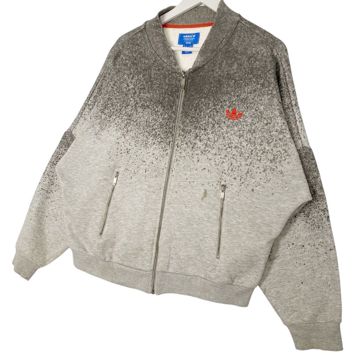 Other Vintage Adidas Full Zip Small Logo Hoodie Sweater Black/Gray Size US M / EU 48-50 / 2 - 2 Thumbnail