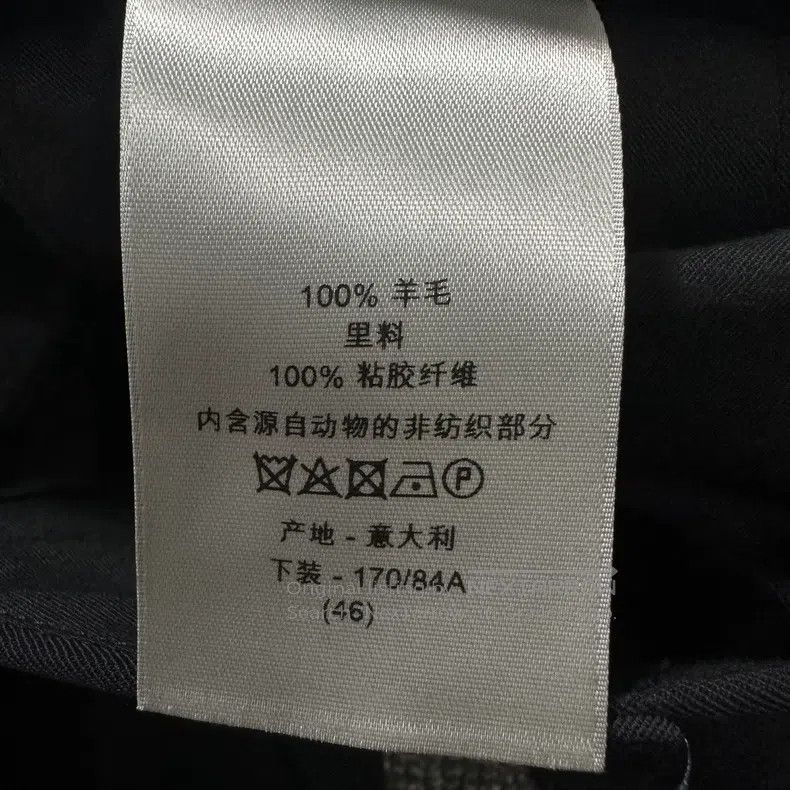 Dior Dior Pure black woollen trousers Size 46R - 5 Thumbnail