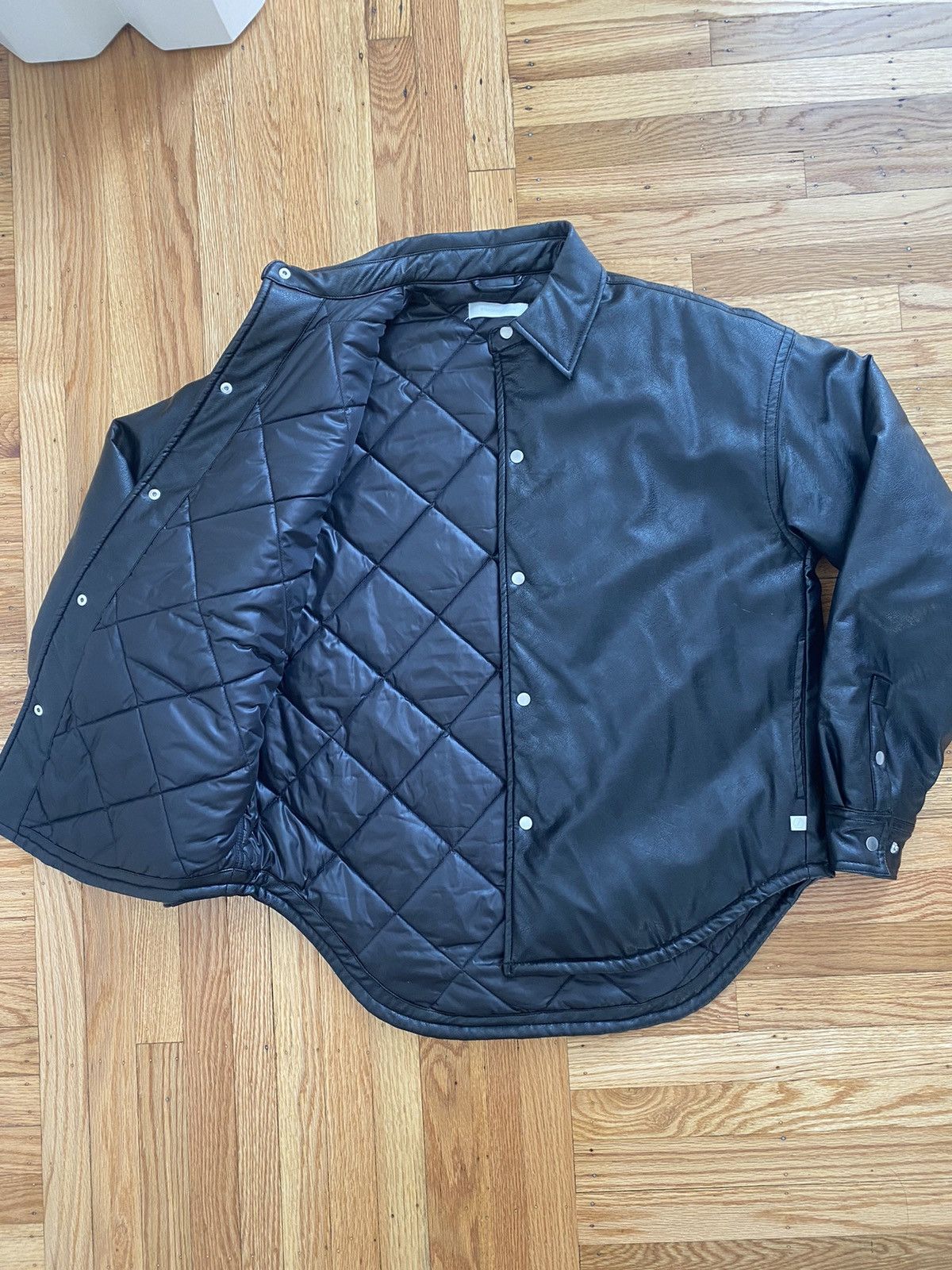 Standard Cloth × Urban Outfitters Standard Cloth Urban Outfitters Leather Overshirt Jacket Size US L / EU 52-54 / 3 - 5 Thumbnail