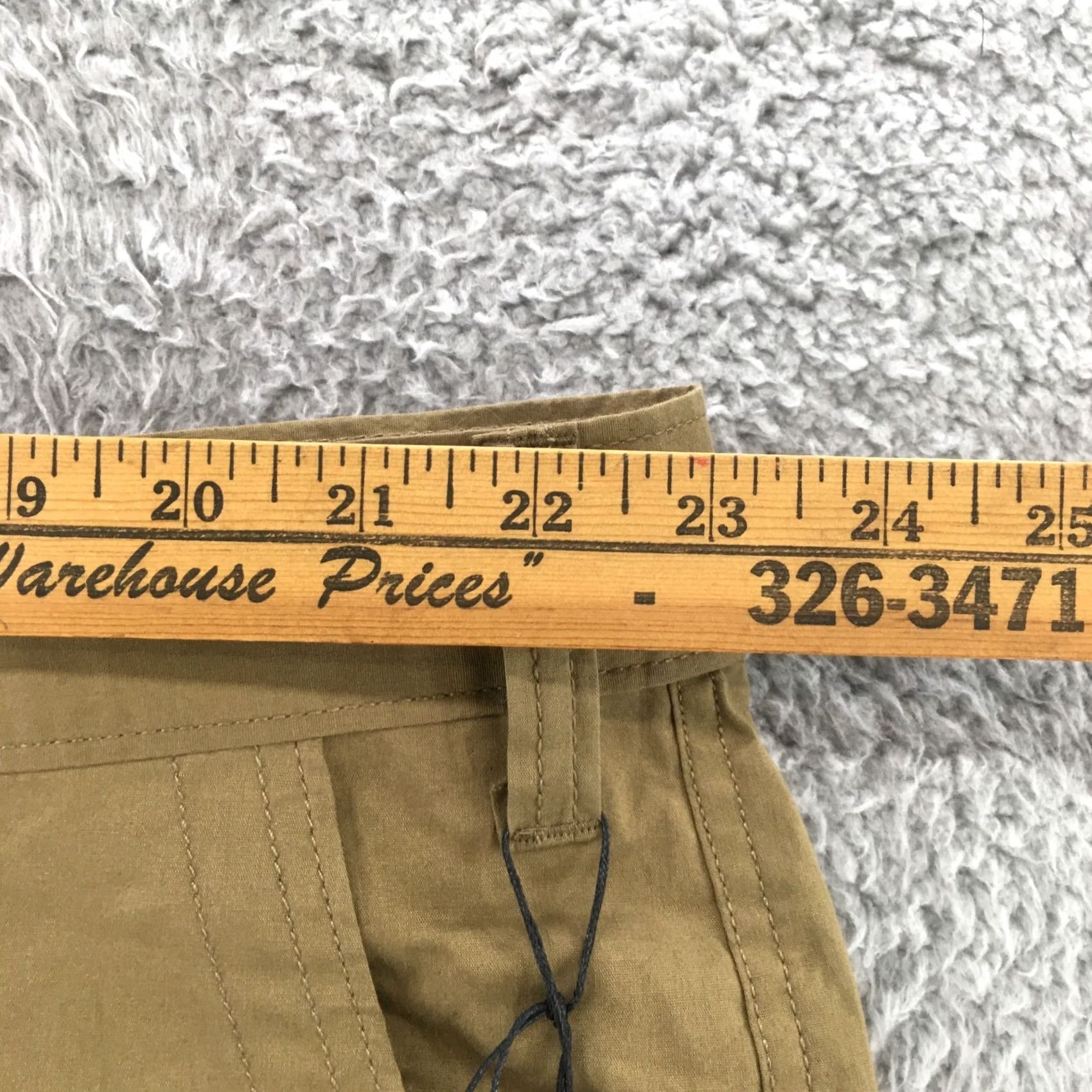 Kenneth Cole Kenneth Cole Stretch Tech Cargo Shorts Mens 46 Brown Cotton Blend High Rise NEW Size US 30 / EU 46 - 4 Thumbnail