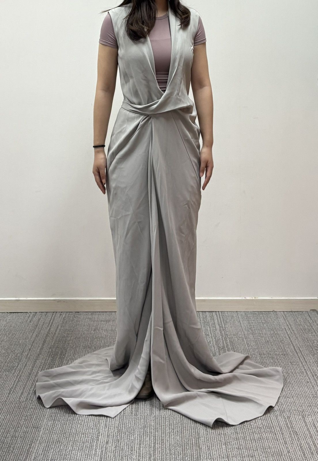 Rick Owens 23aw pearl sleeveless long wrap gown Size M / US 6-8 / IT 42-44 - 2 Thumbnail