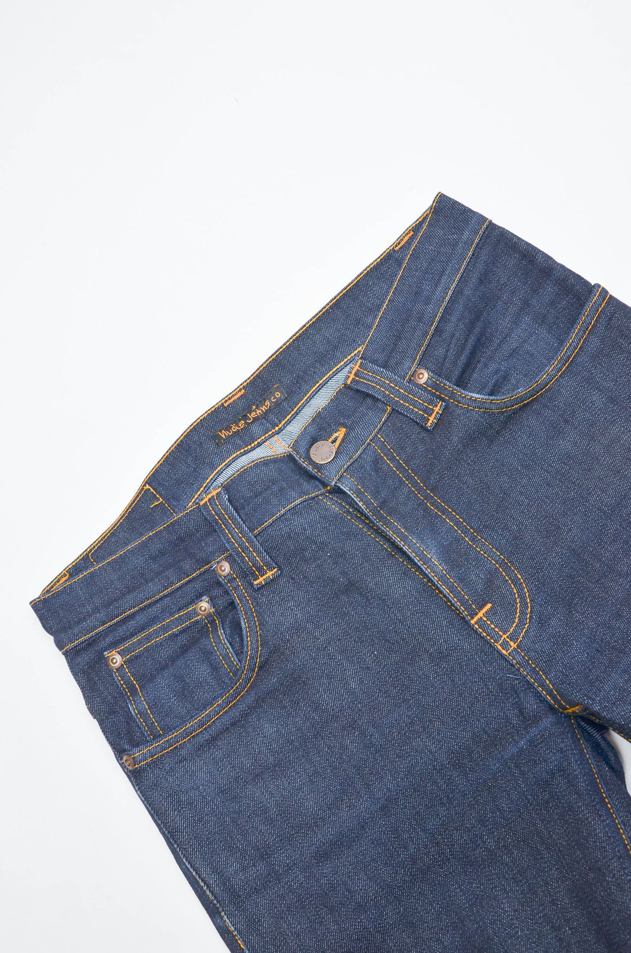 Nudie Jeans Nudie Jeans Co Grim Tim Slim Fit Denim Jeans W31 L32 Size US 31 - 3 Thumbnail