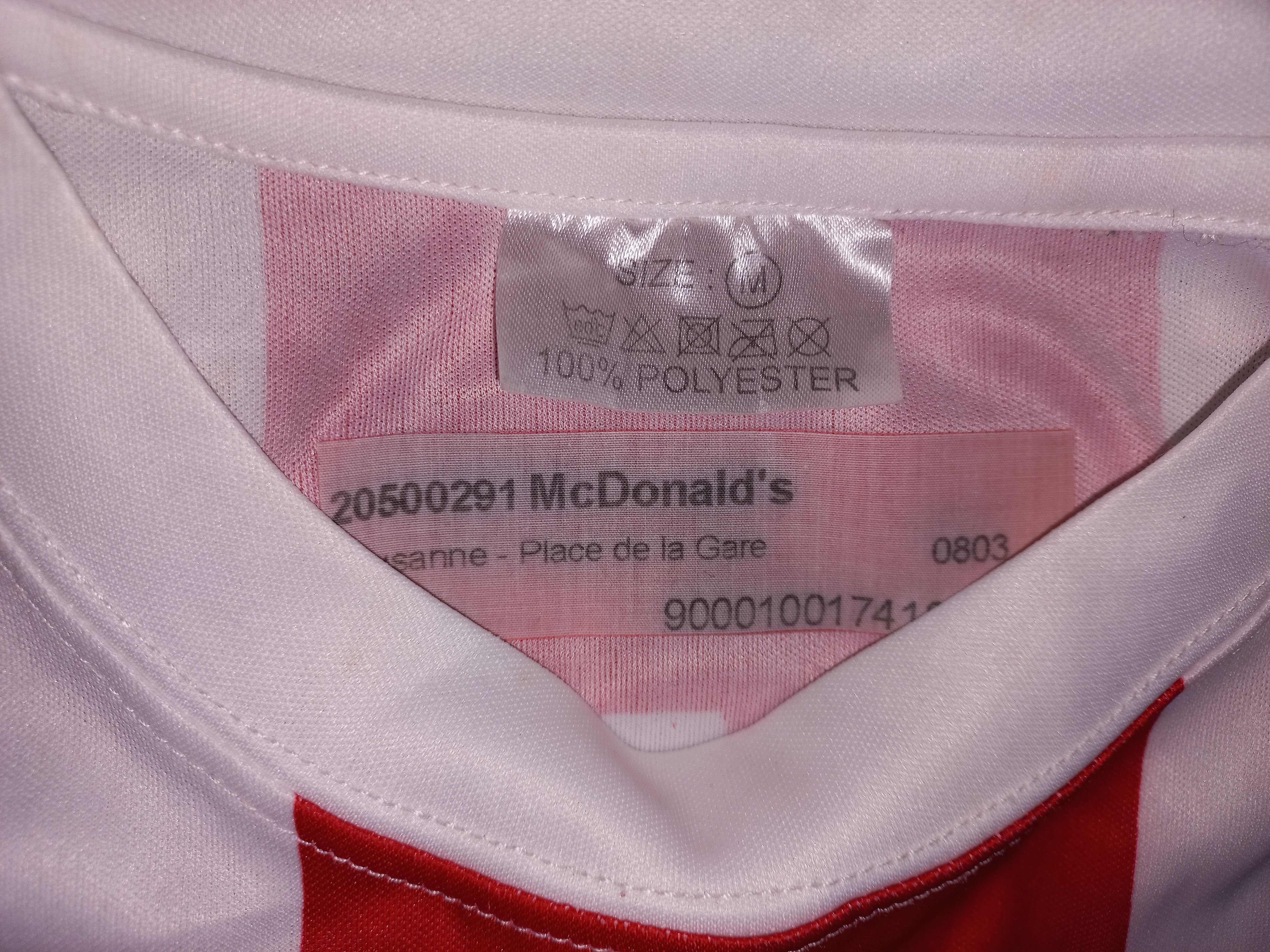 Other McDonald's football Euro 2008 jersey shirt (Size M) Size US M / EU 48-50 / 2 - 6 Thumbnail