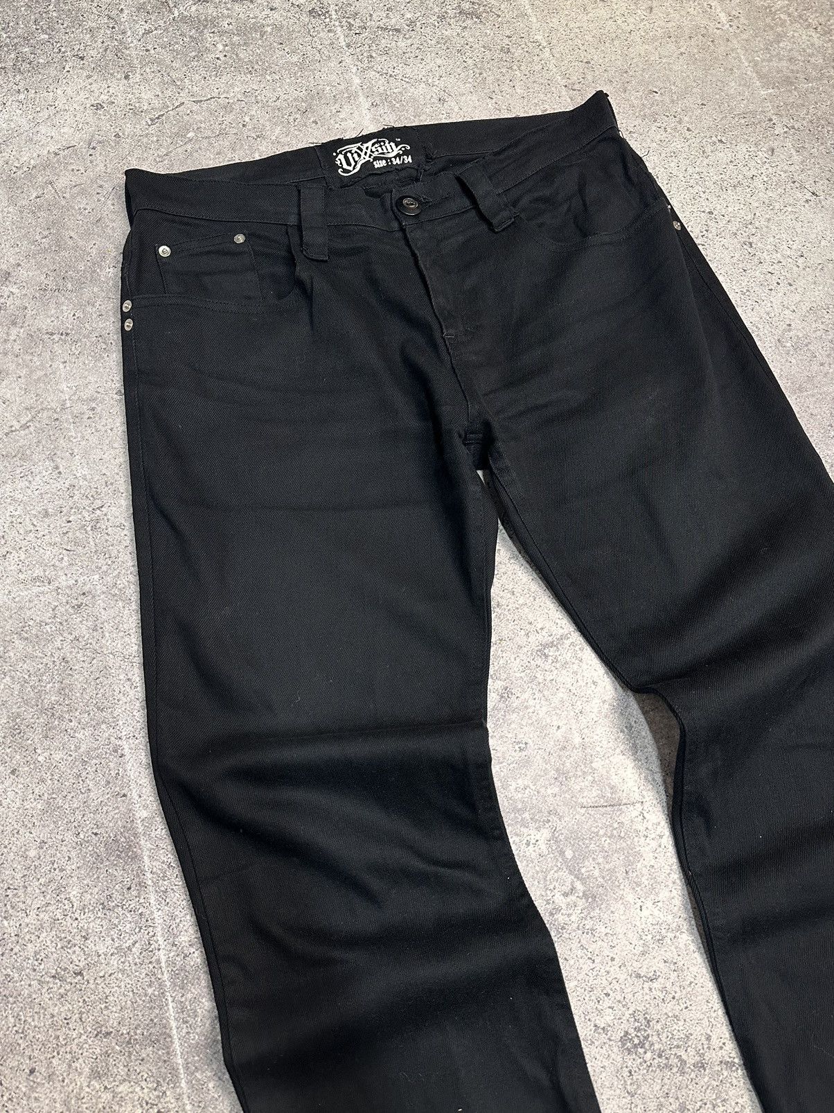 Gotcha Vixxsin gothic black denim pants Y2K punk streetwear Size US 34 / EU 50 - 5 Thumbnail