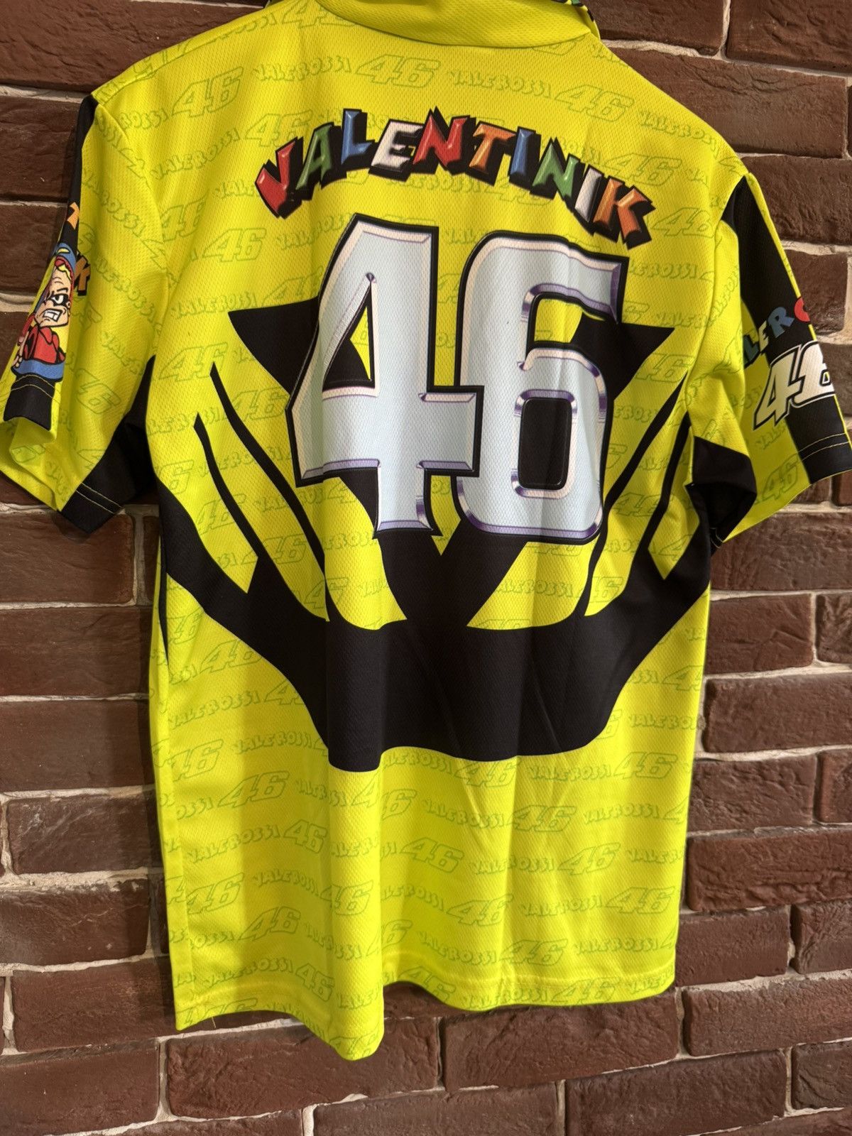 Vintage Yamaha Valentino Rossi Racing Full-print Jersey Motorsport Size US S / EU 44-46 / 1 - 2 Thumbnail